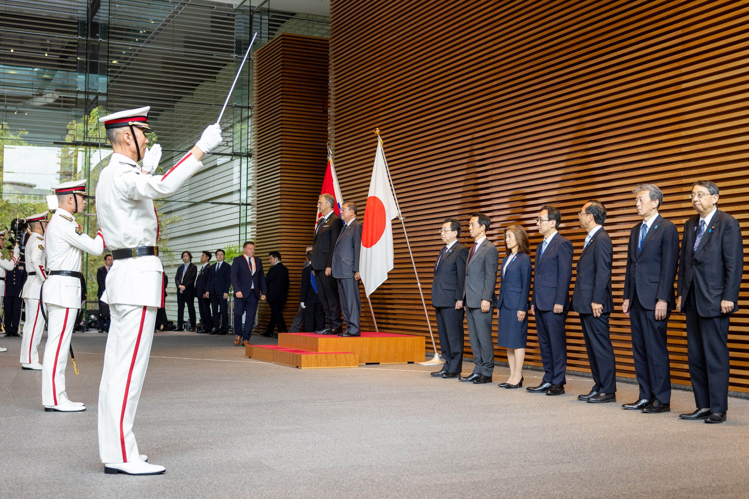 仪仗队的荣誉礼和迎宾仪式1