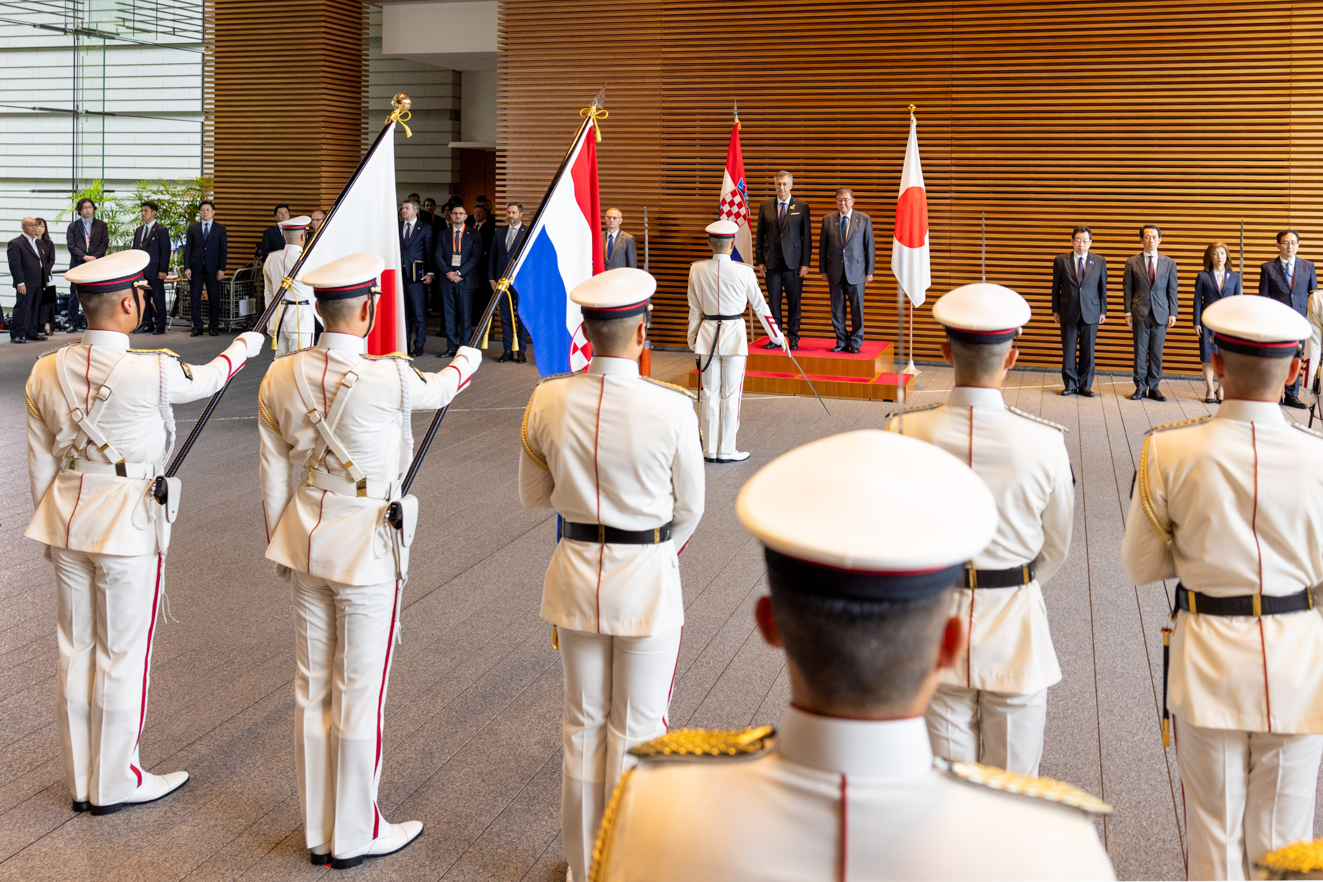 仪仗队的荣誉礼和迎宾仪式3