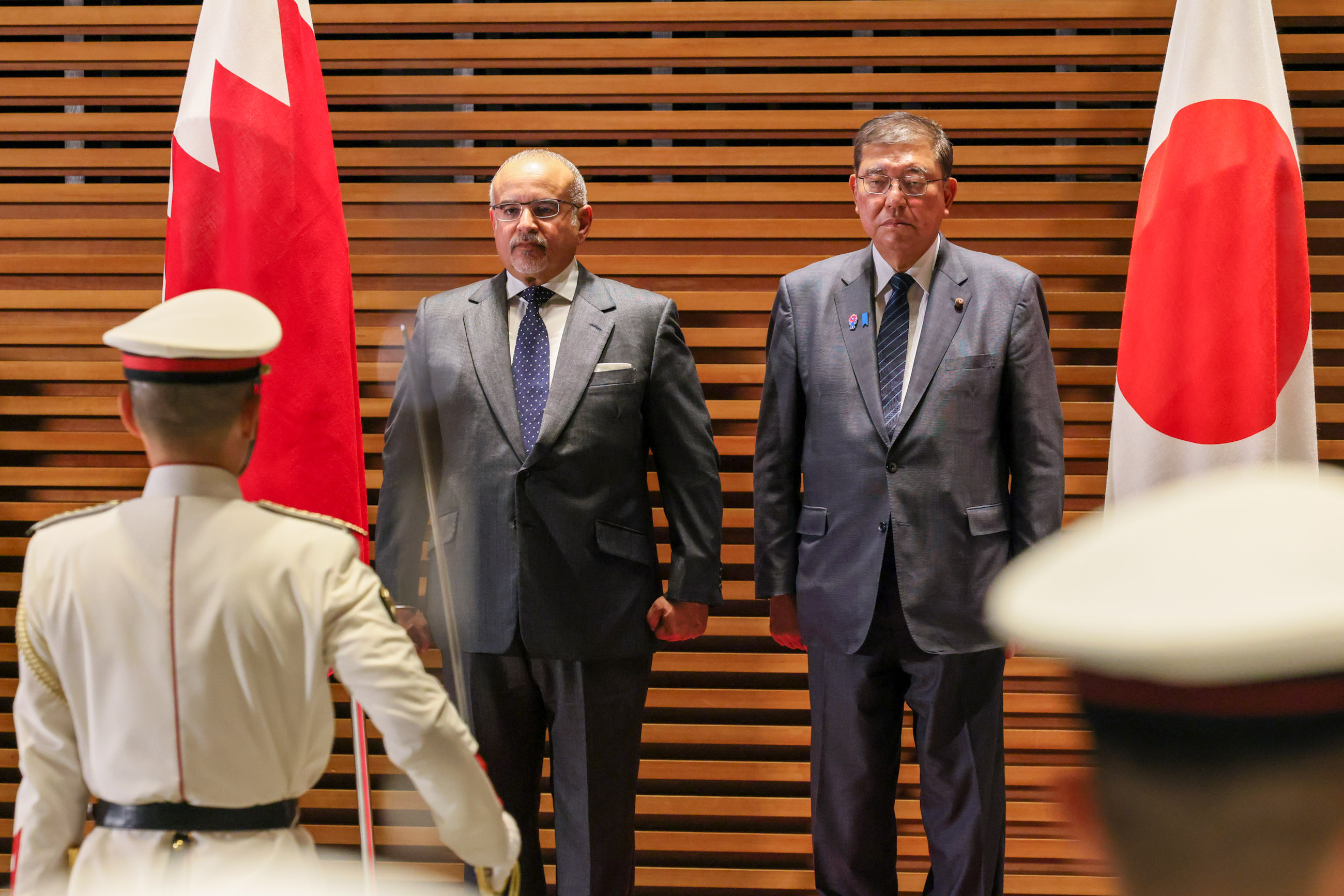 儀じょう隊による栄誉礼及び儀じょう４