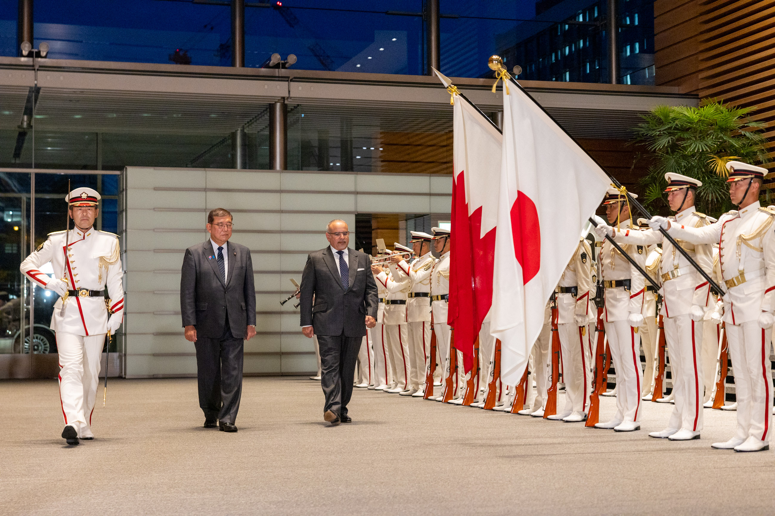 仪仗队的荣誉礼和迎宾仪式5