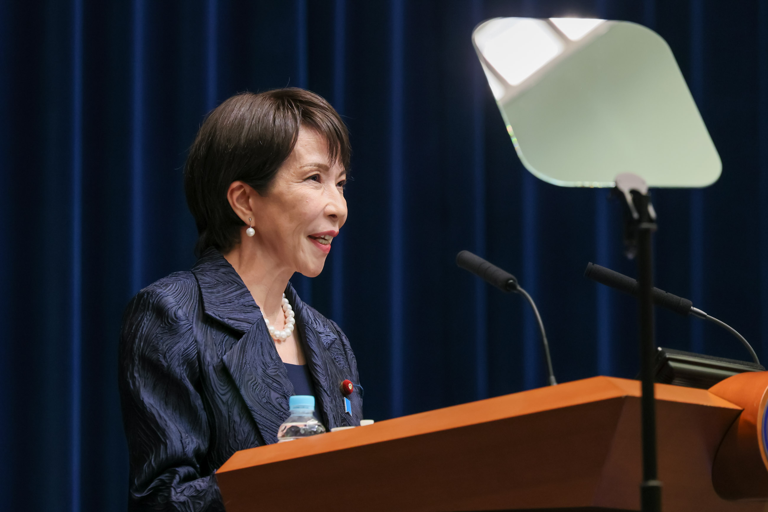 冒頭に発言する高市総理３