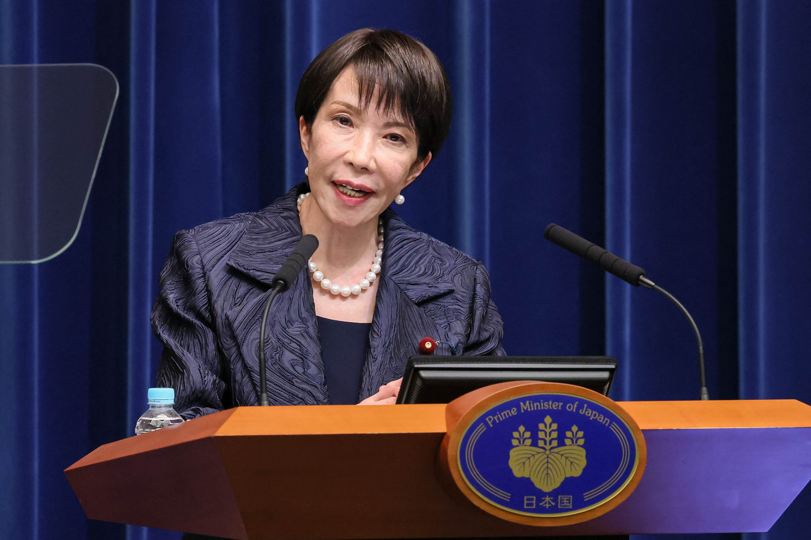 冒頭に発言する高市総理４