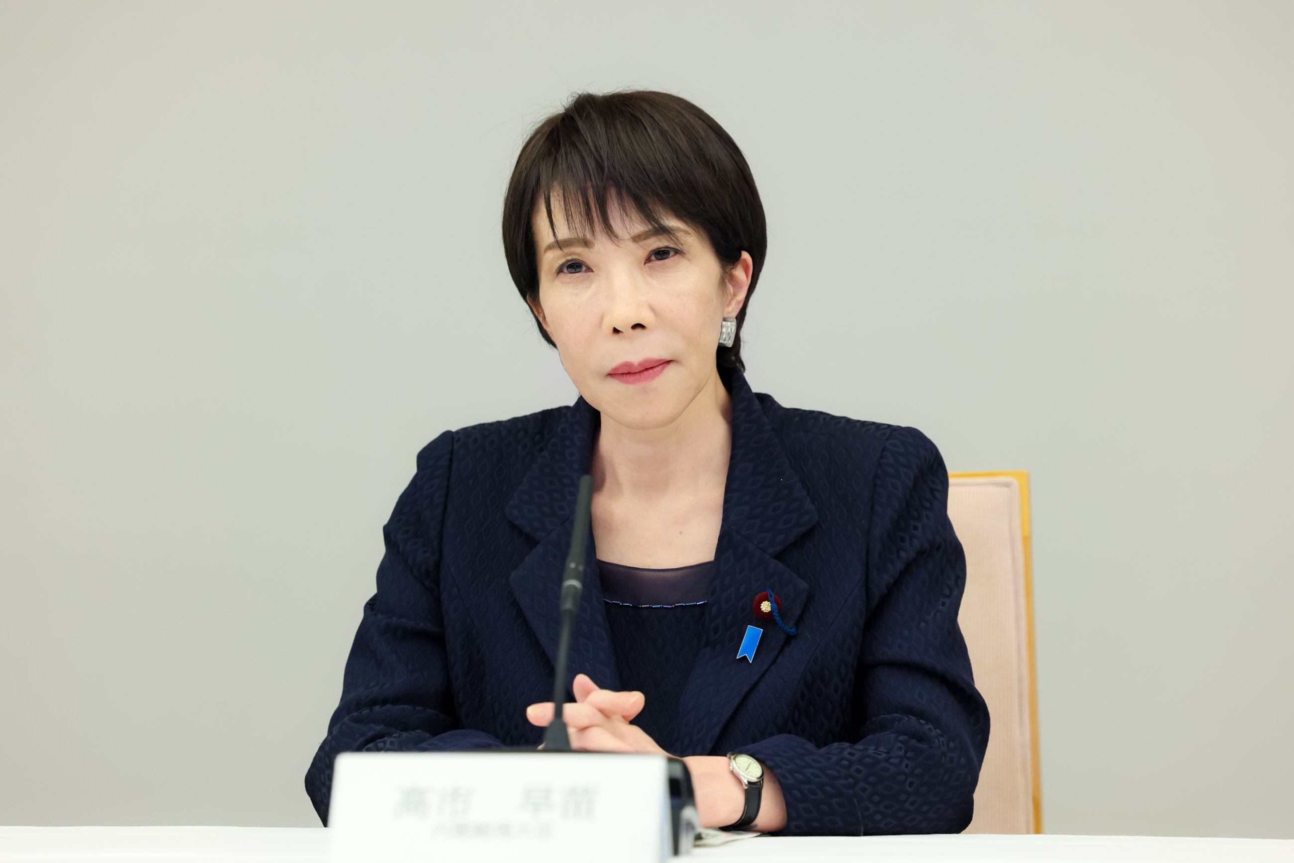 面会する高市総理９