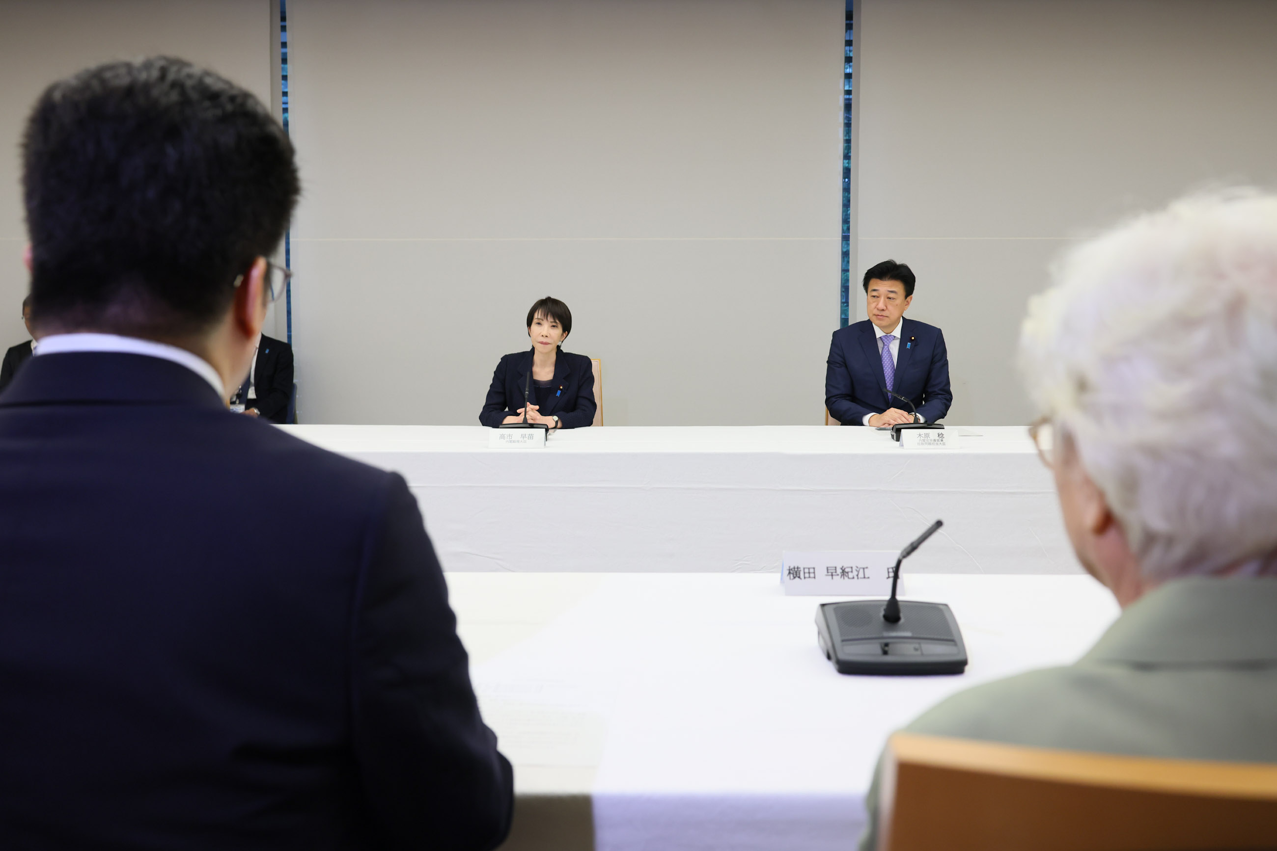 面会する高市総理７