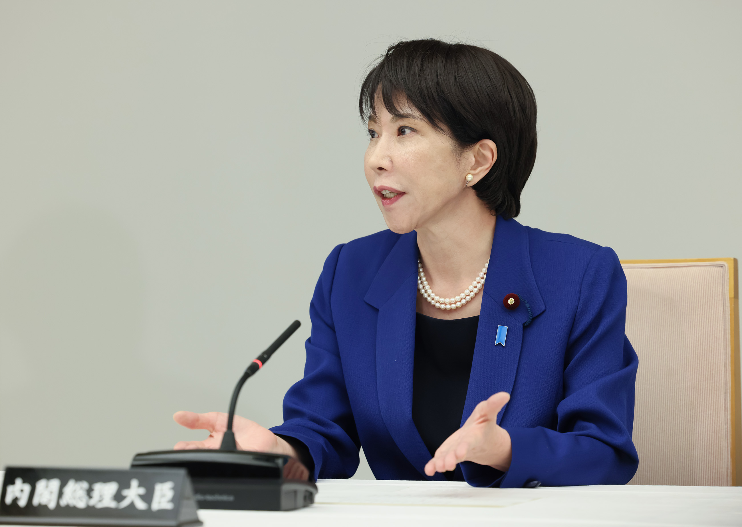 訓示を行う高市総理２