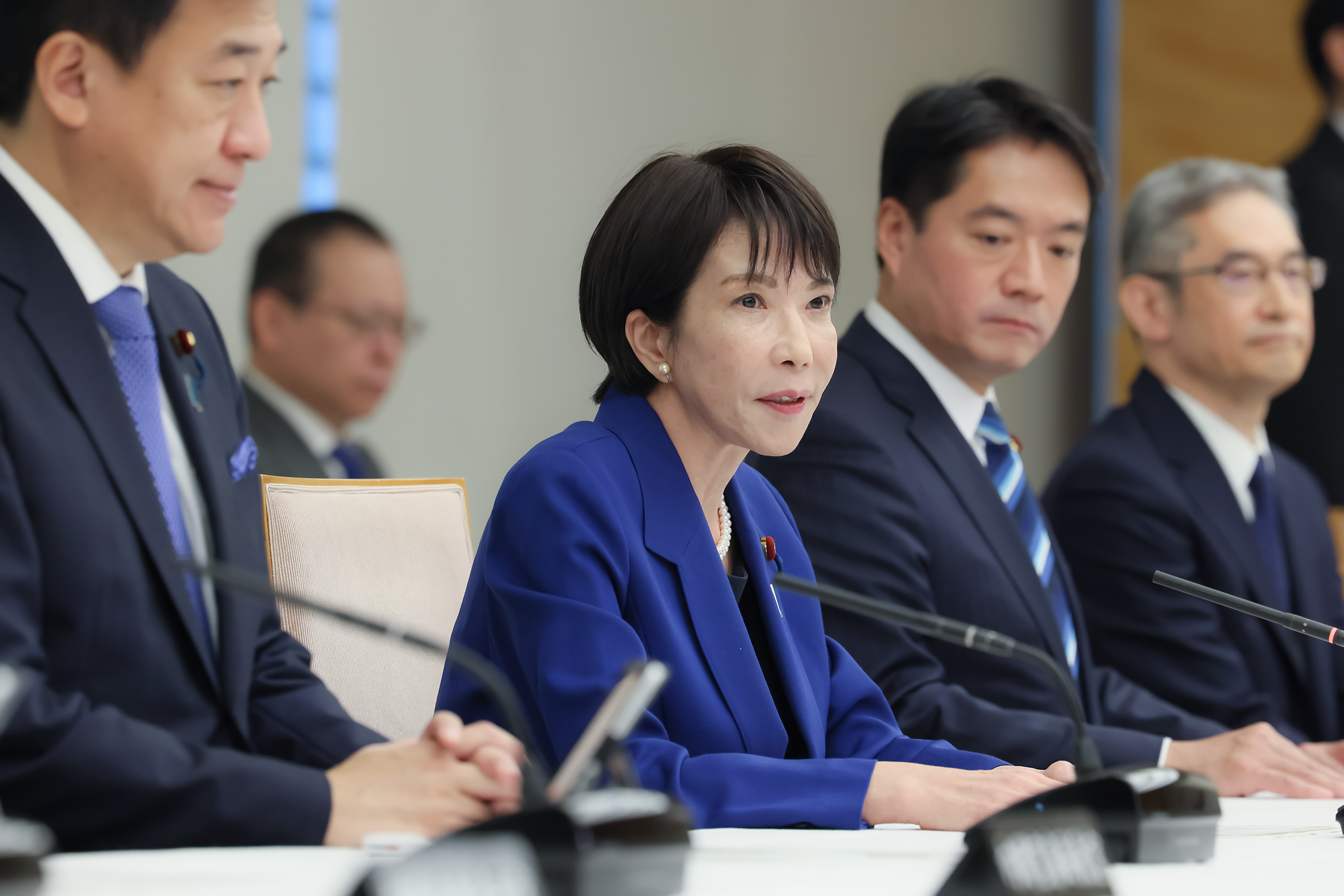 訓示を行う高市総理５