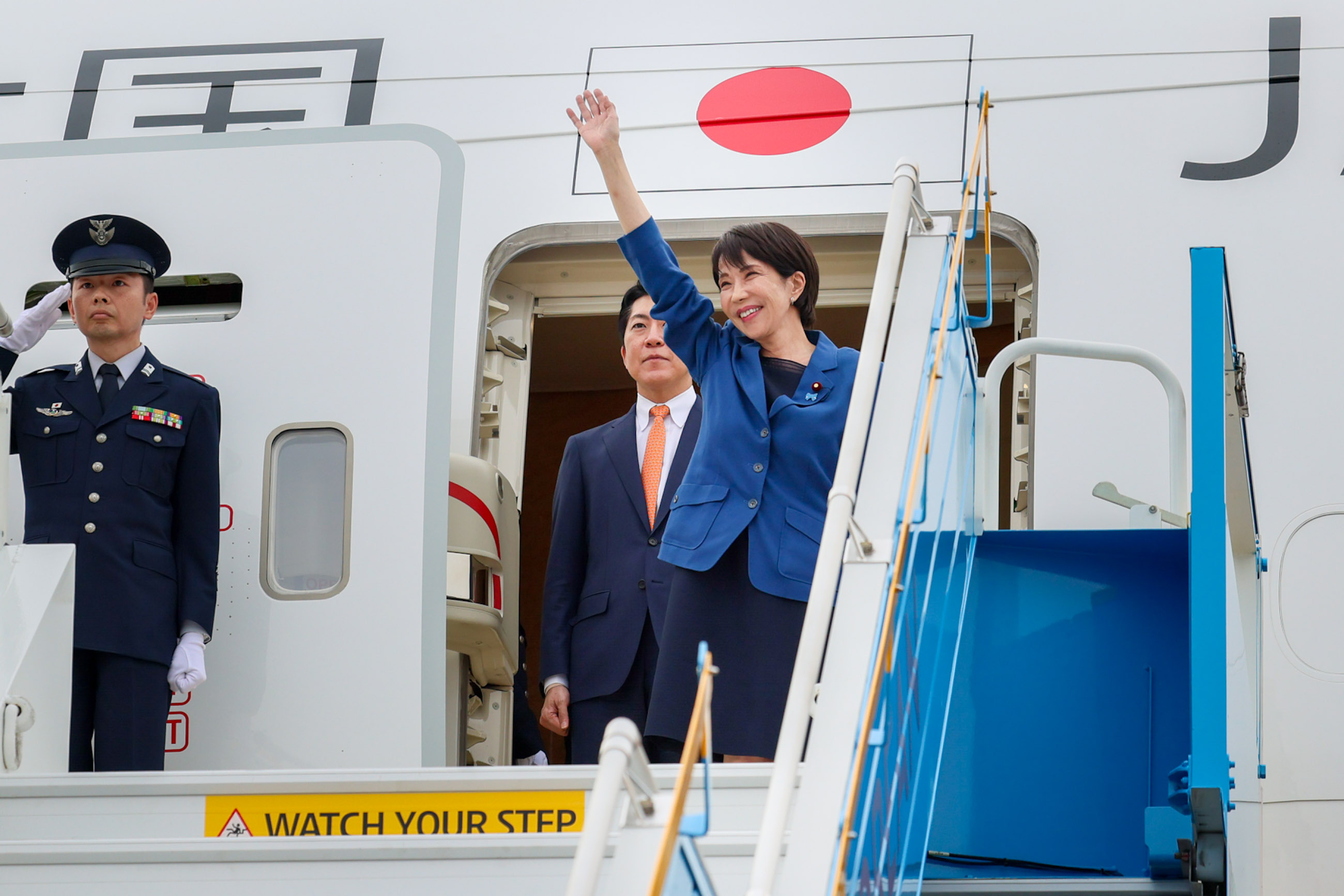 韓国に到着した高市総理３