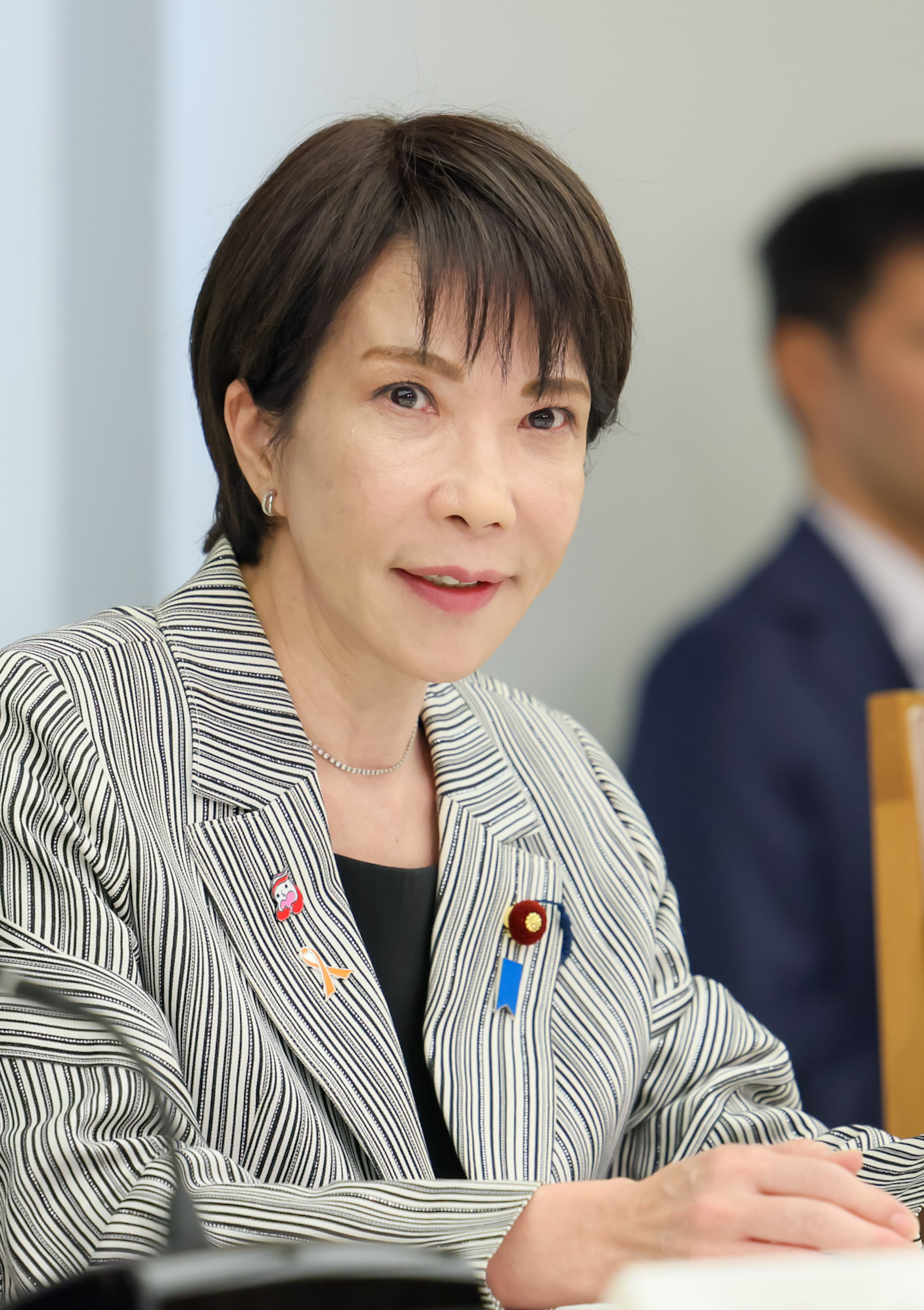 会議のまとめを行う高市総理６