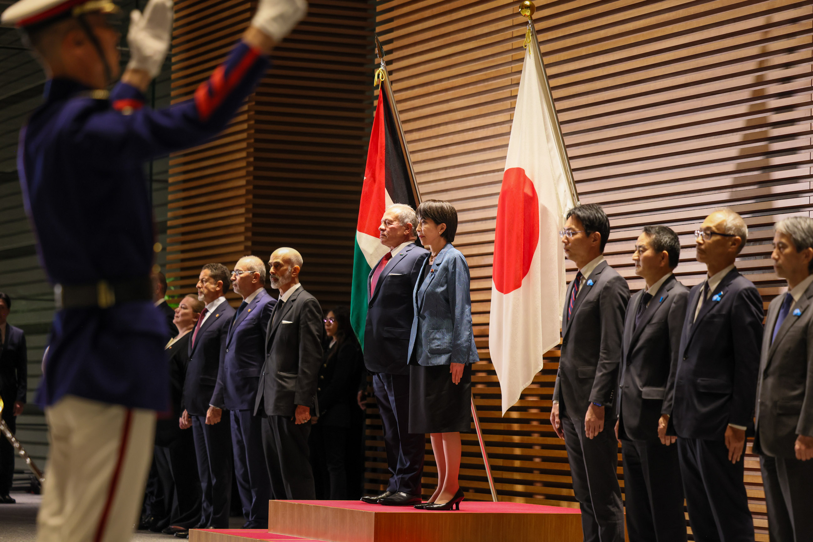 儀じょう隊による栄誉礼及び儀じょう２