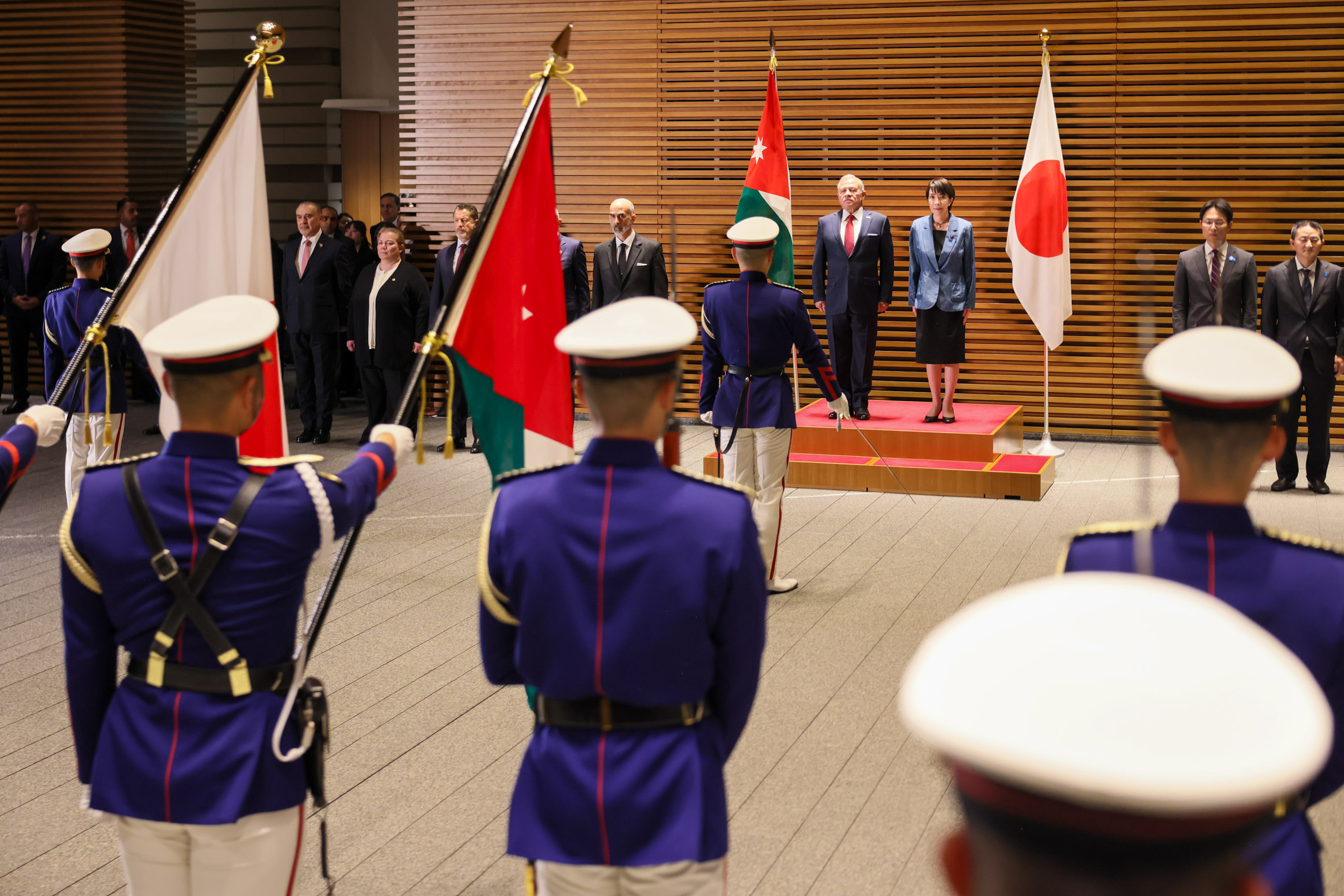 儀じょう隊による栄誉礼及び儀じょう３