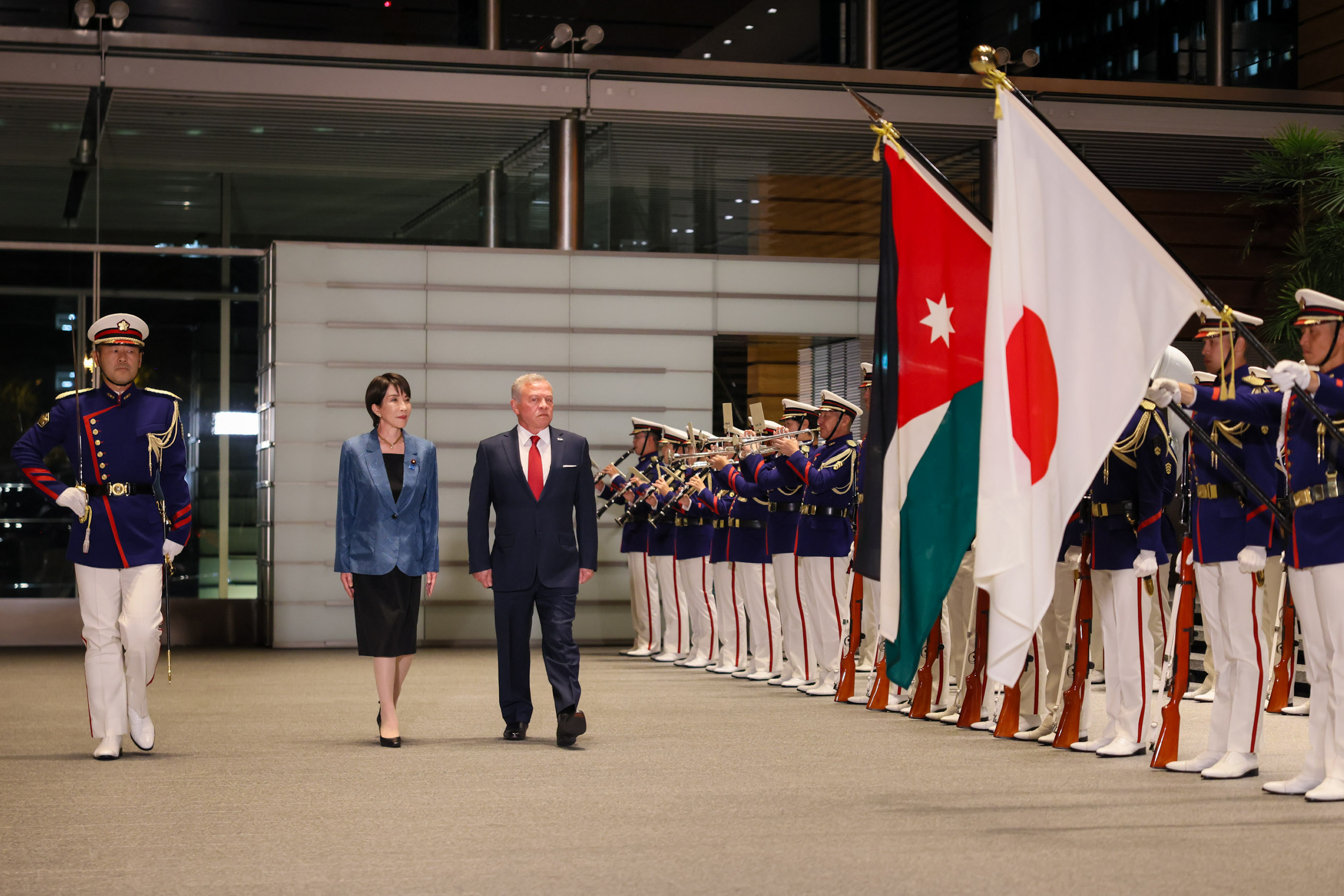 儀じょう隊による栄誉礼及び儀じょう５