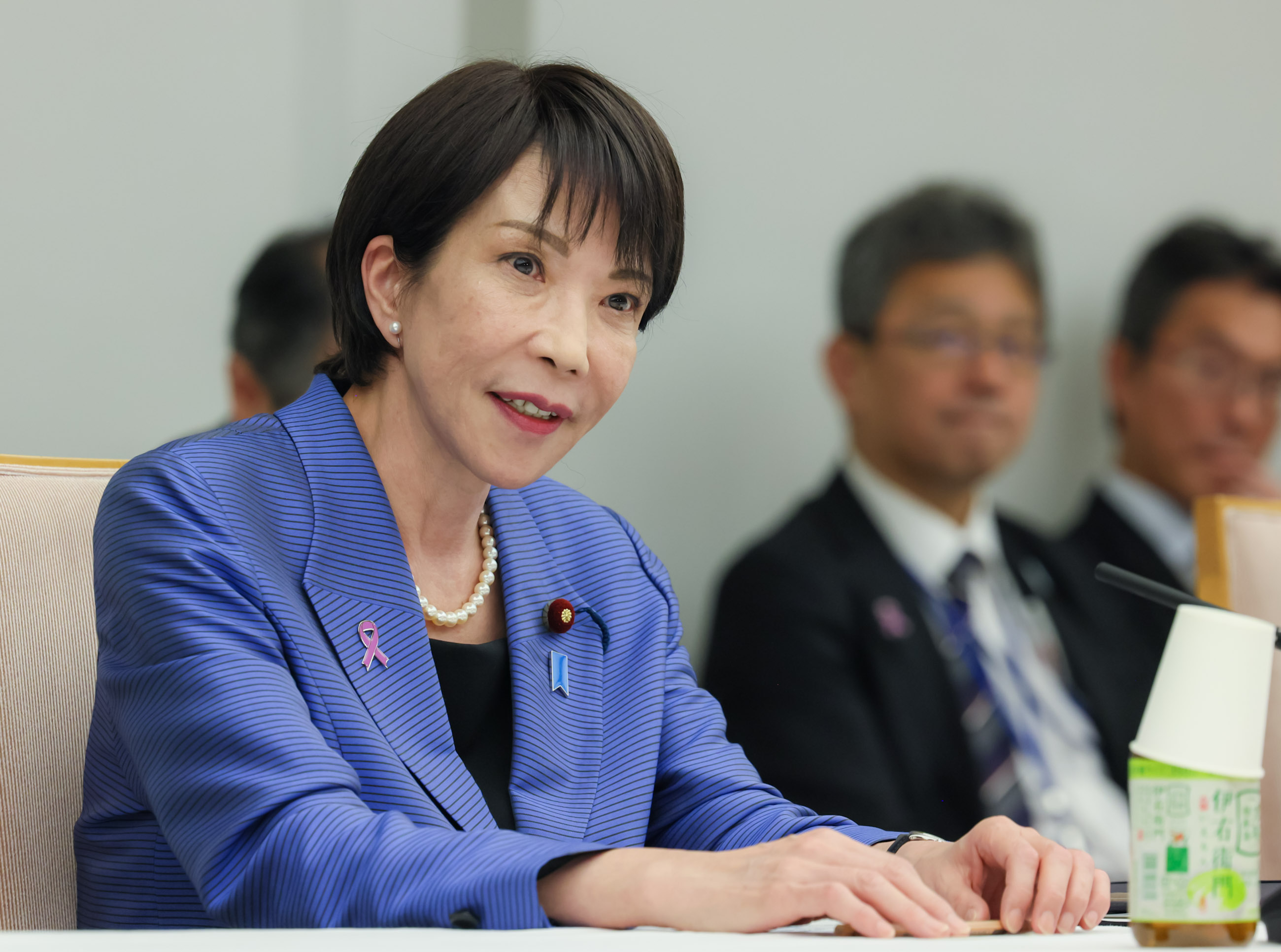 会議のまとめを行う高市総理２