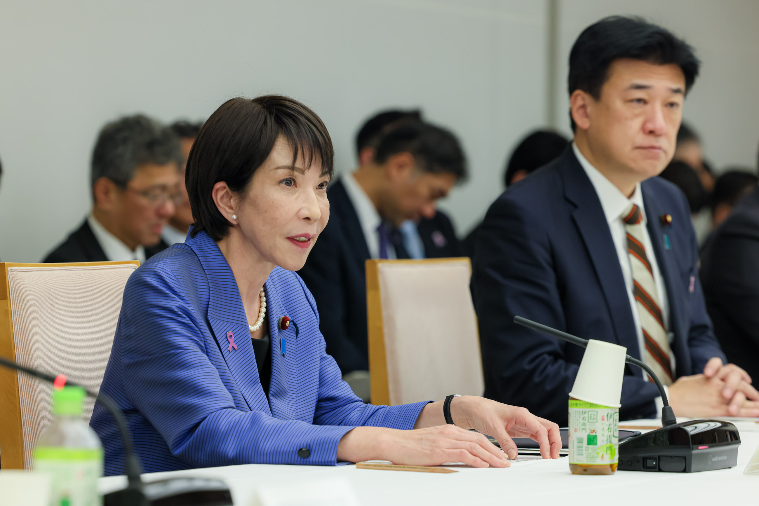 会議のまとめを行う高市総理５