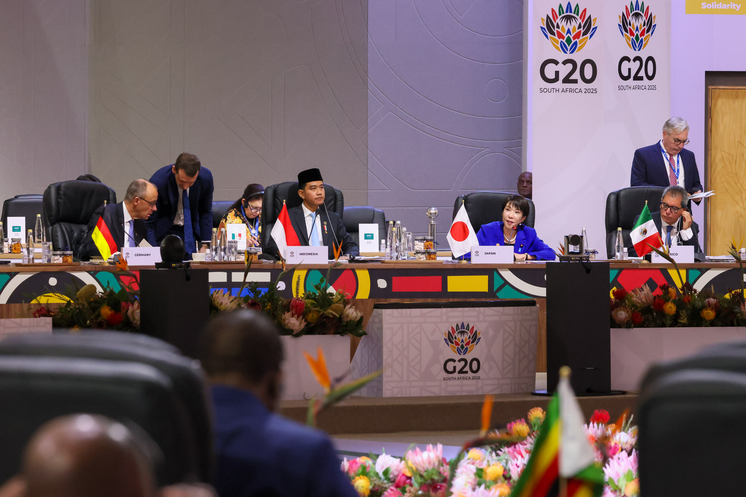 Ｇ２０サミット（セッション３）に出席する高市総理４