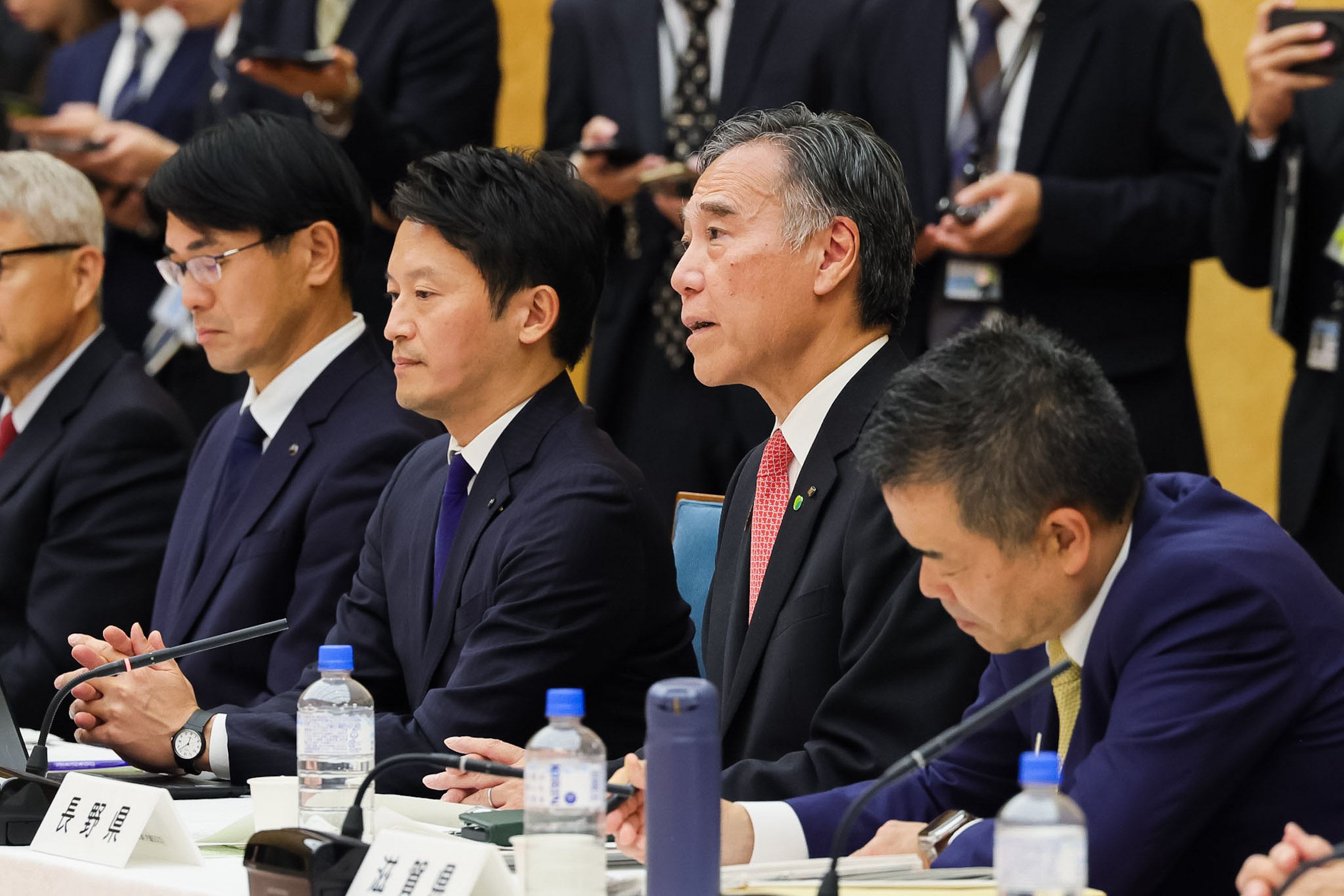 全国都道府県知事会議の様子