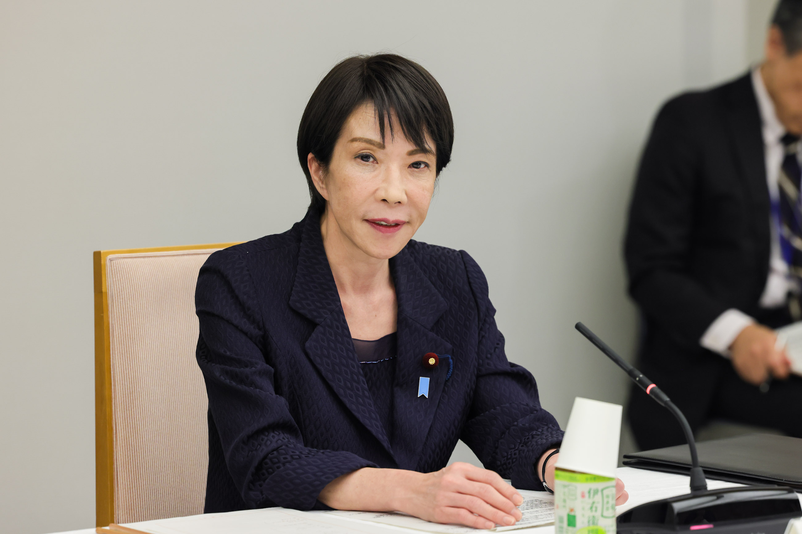 会議のまとめを行う高市総理２