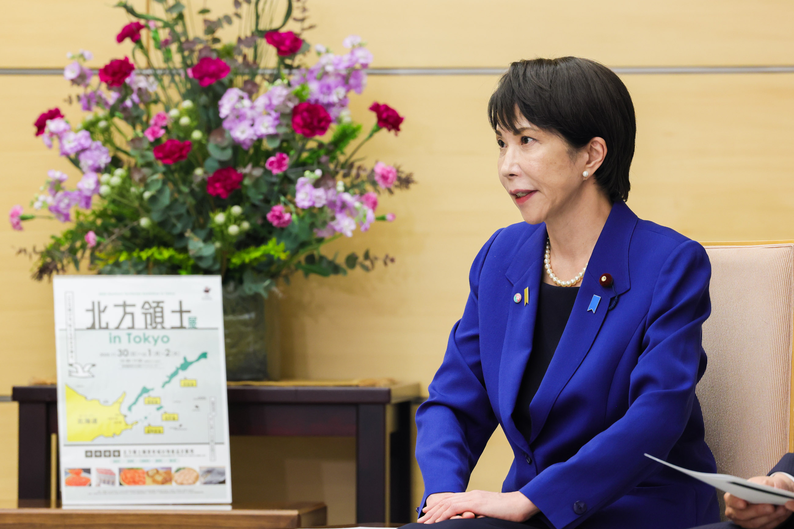 要請を受ける高市総理９