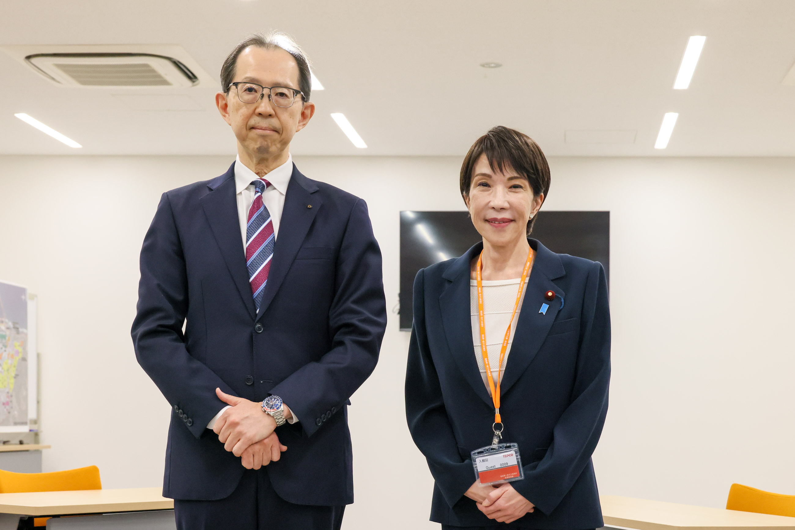 内堀福島県知事と面会する高市総理１