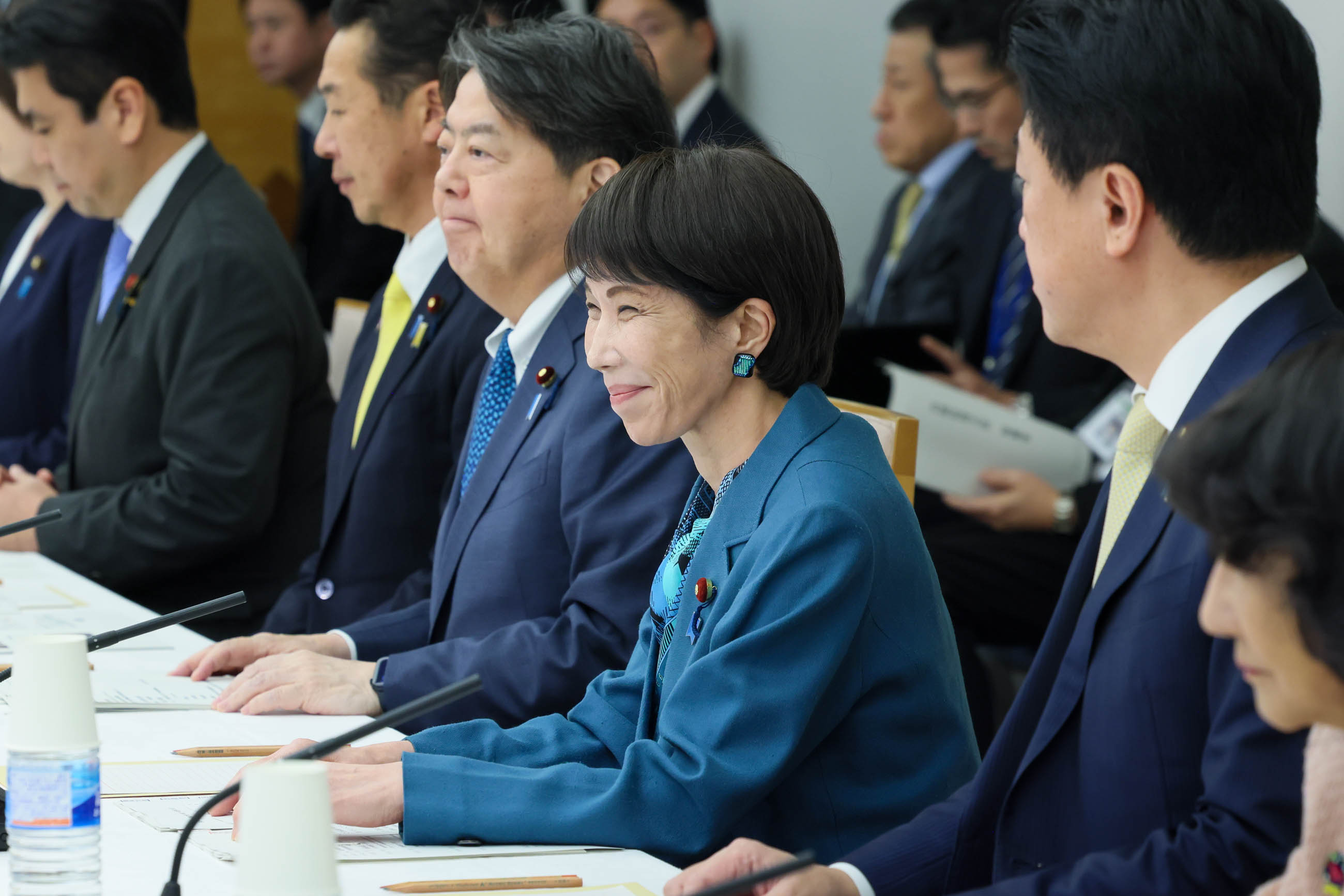 挨拶をする高市総理２