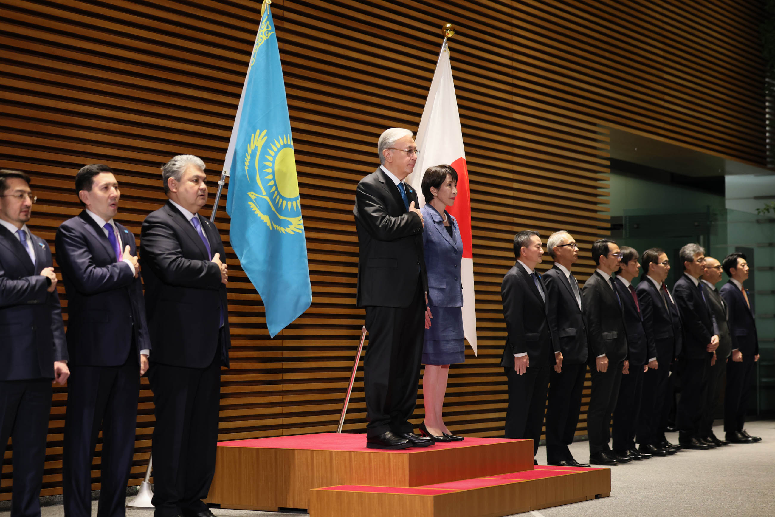 儀じょう隊による栄誉礼及び儀じょう１