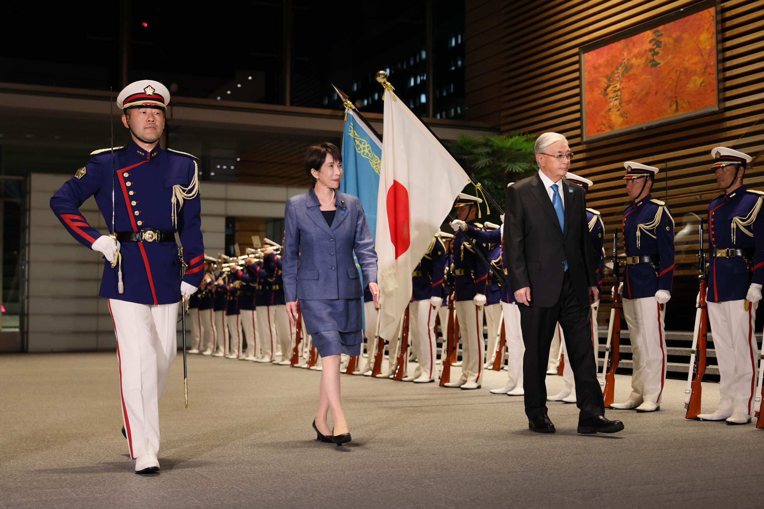 儀じょう隊による栄誉礼及び儀じょう５