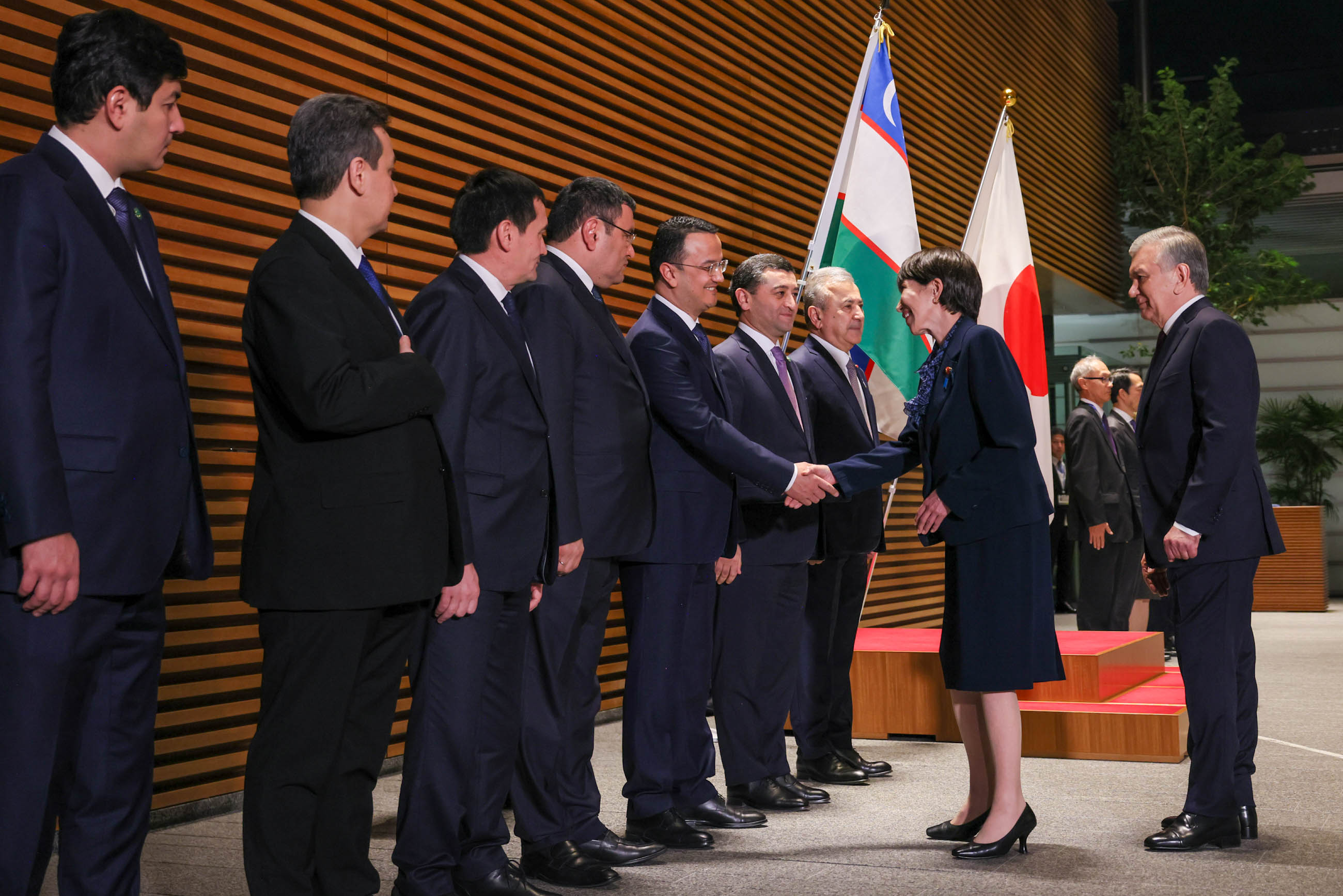 儀じょう隊による栄誉礼及び儀じょう４