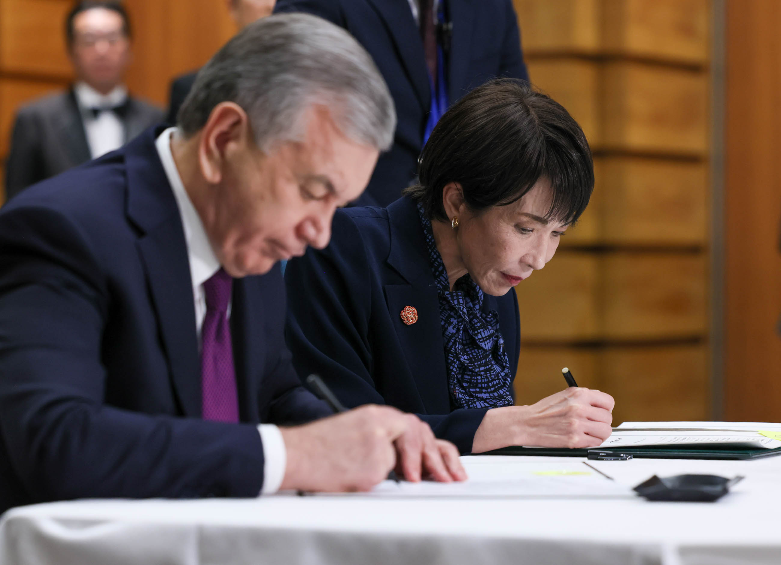 文書署名・披露式４