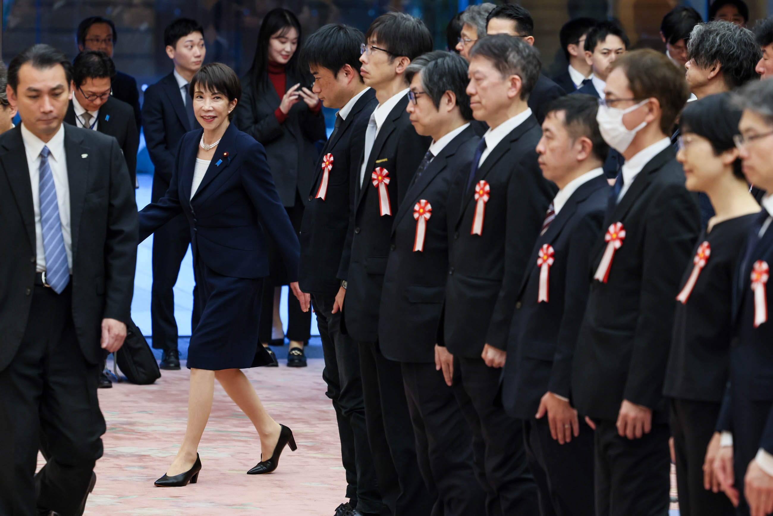 式典に臨む高市総理