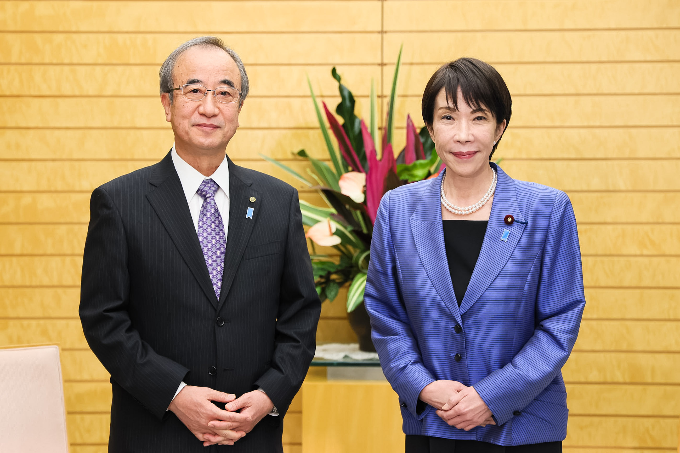 面会する高市総理１