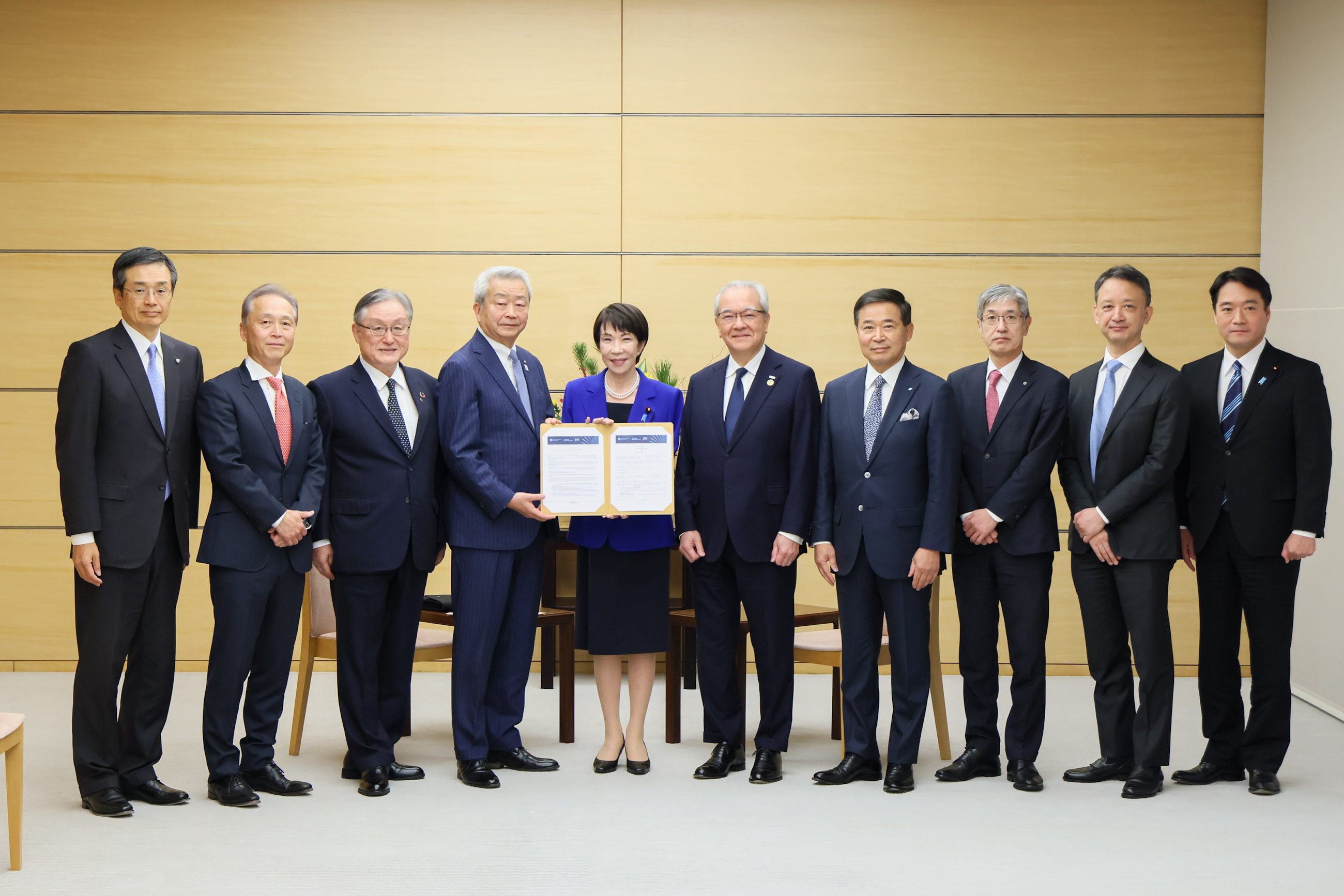 澤田日米経済協議会顧問他による表敬