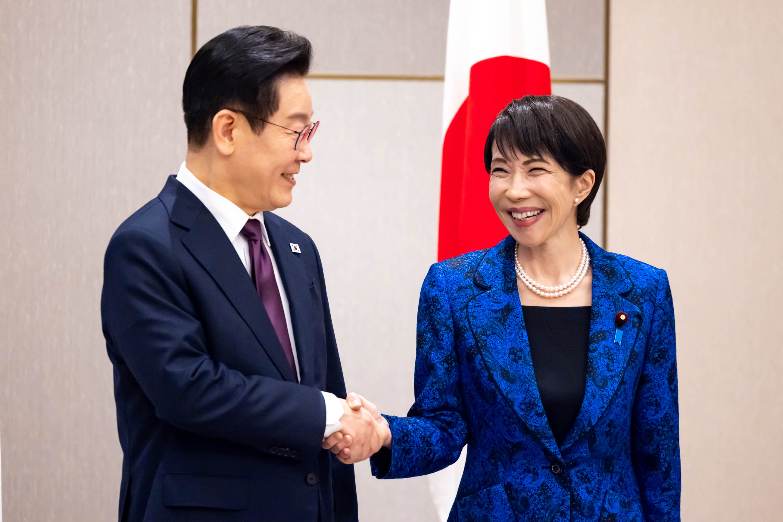 日韓首脳会談（拡大会合）２