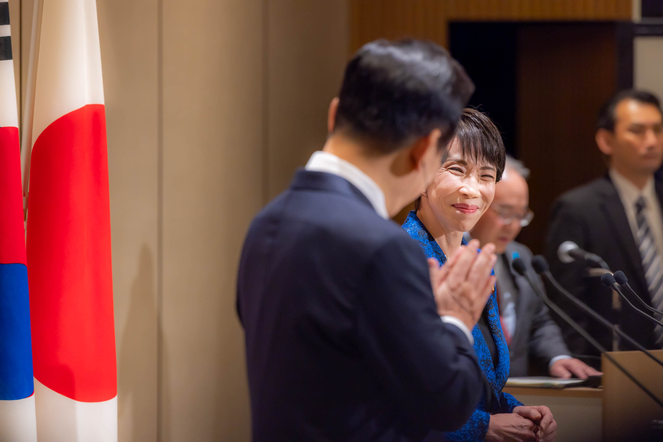 共同記者発表９