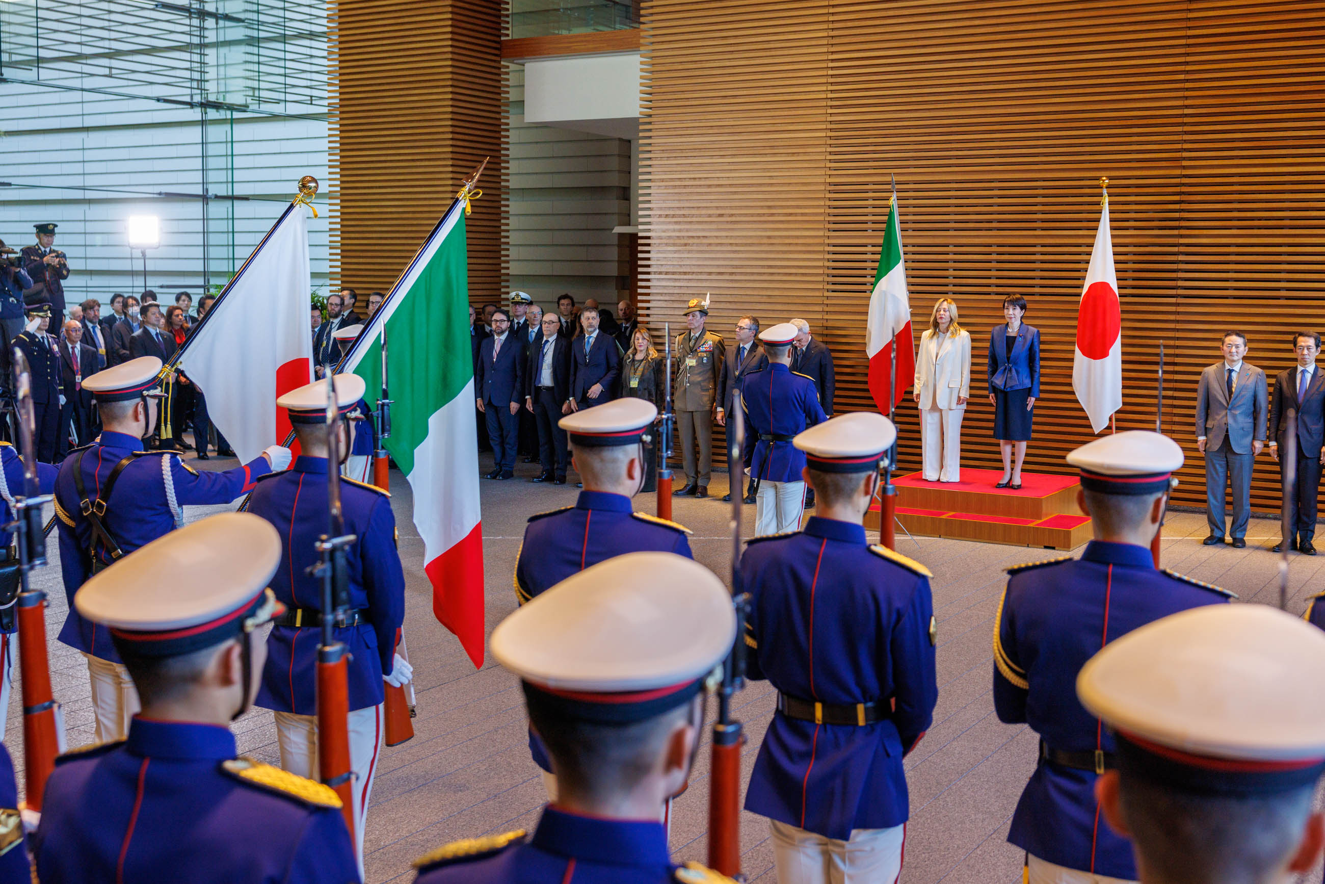 自衛隊による栄誉礼及び儀じょう２