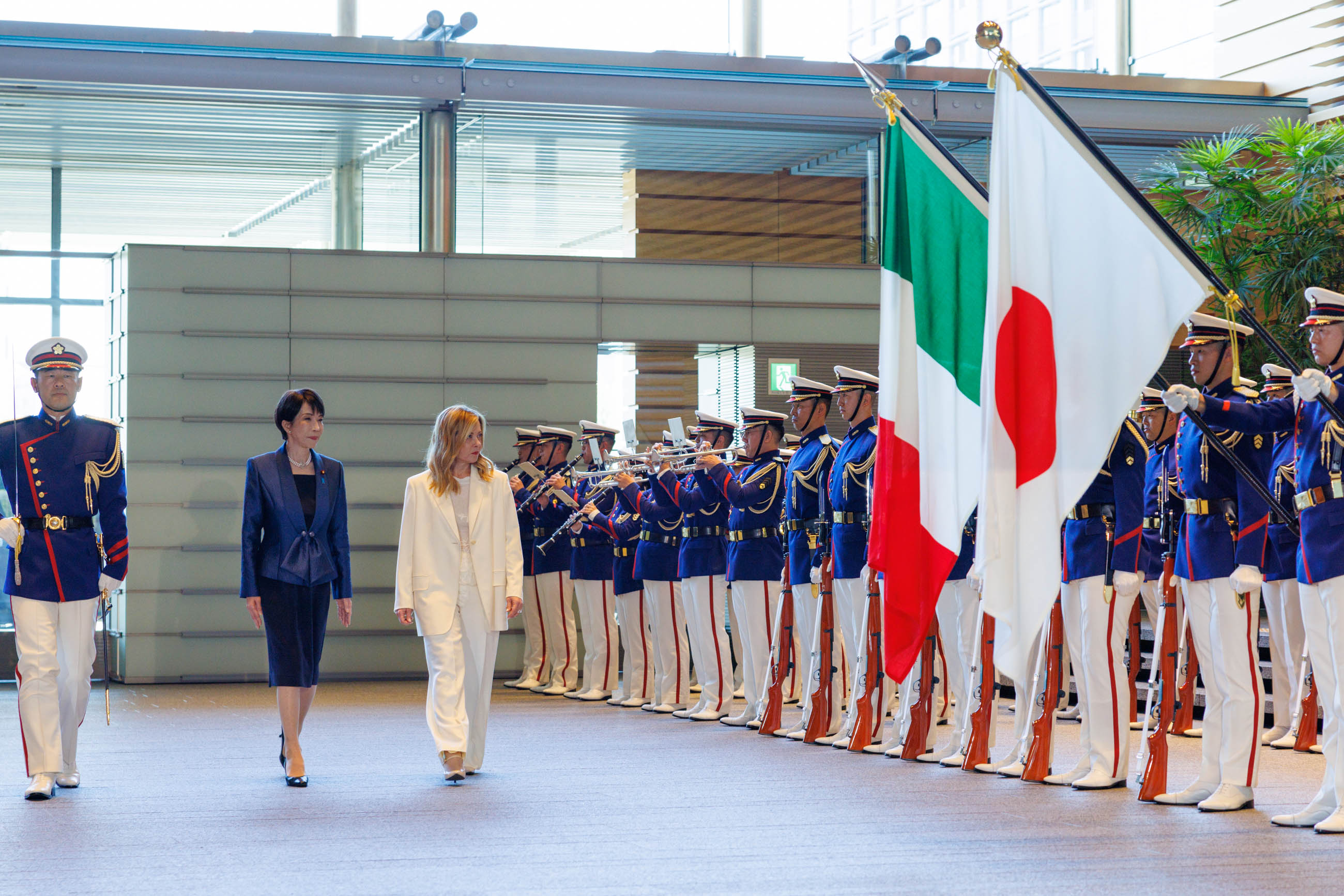 自衛隊による栄誉礼及び儀じょう３