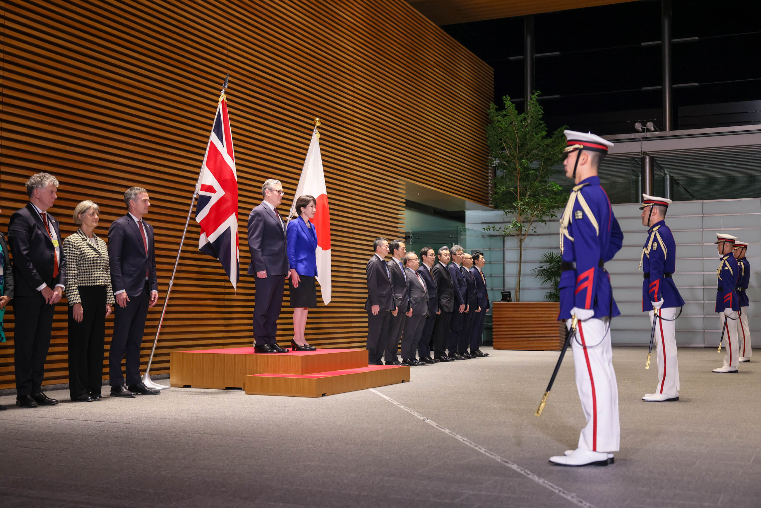 自衛隊による栄誉礼及び儀じょう３