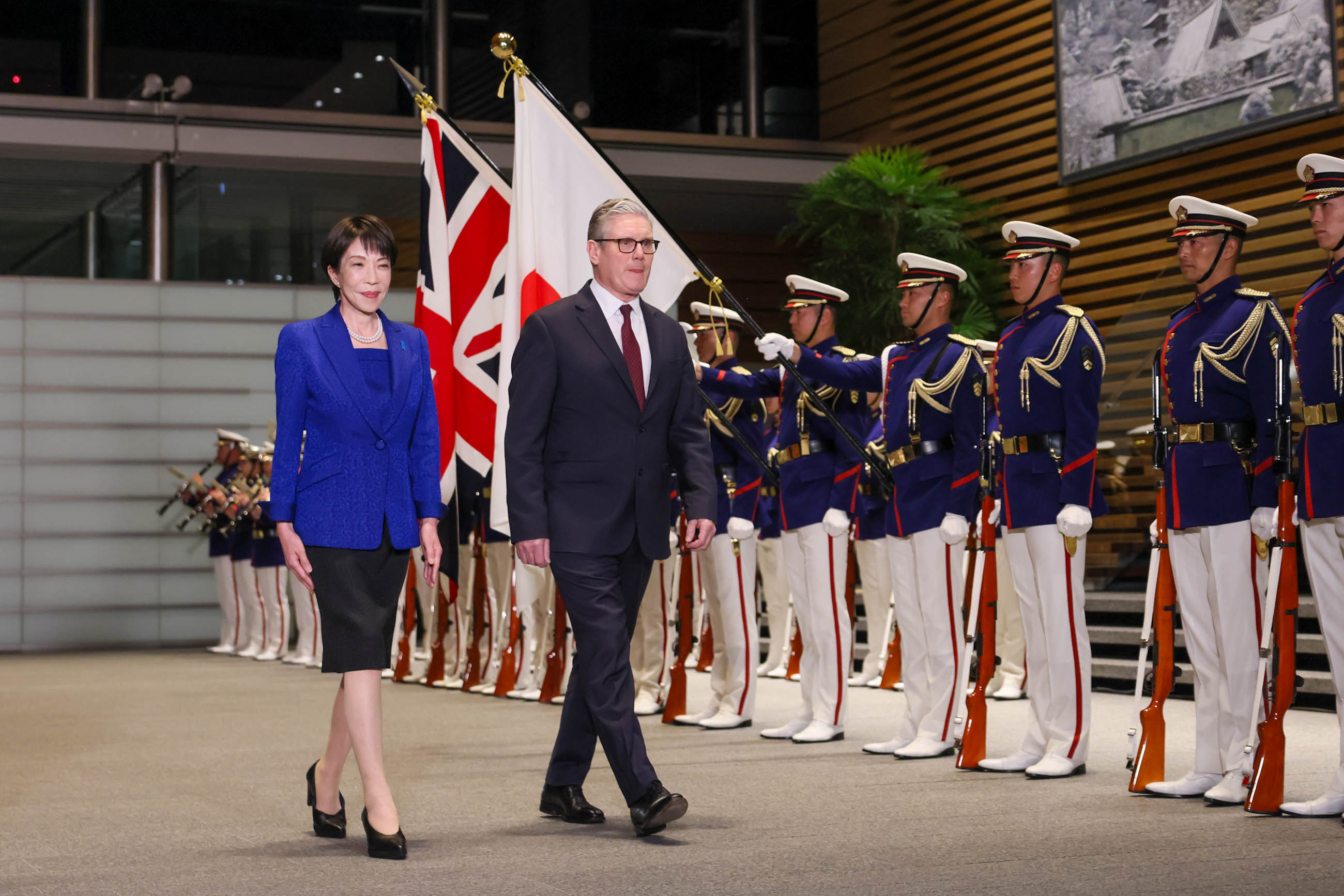 自衛隊による栄誉礼及び儀じょう５