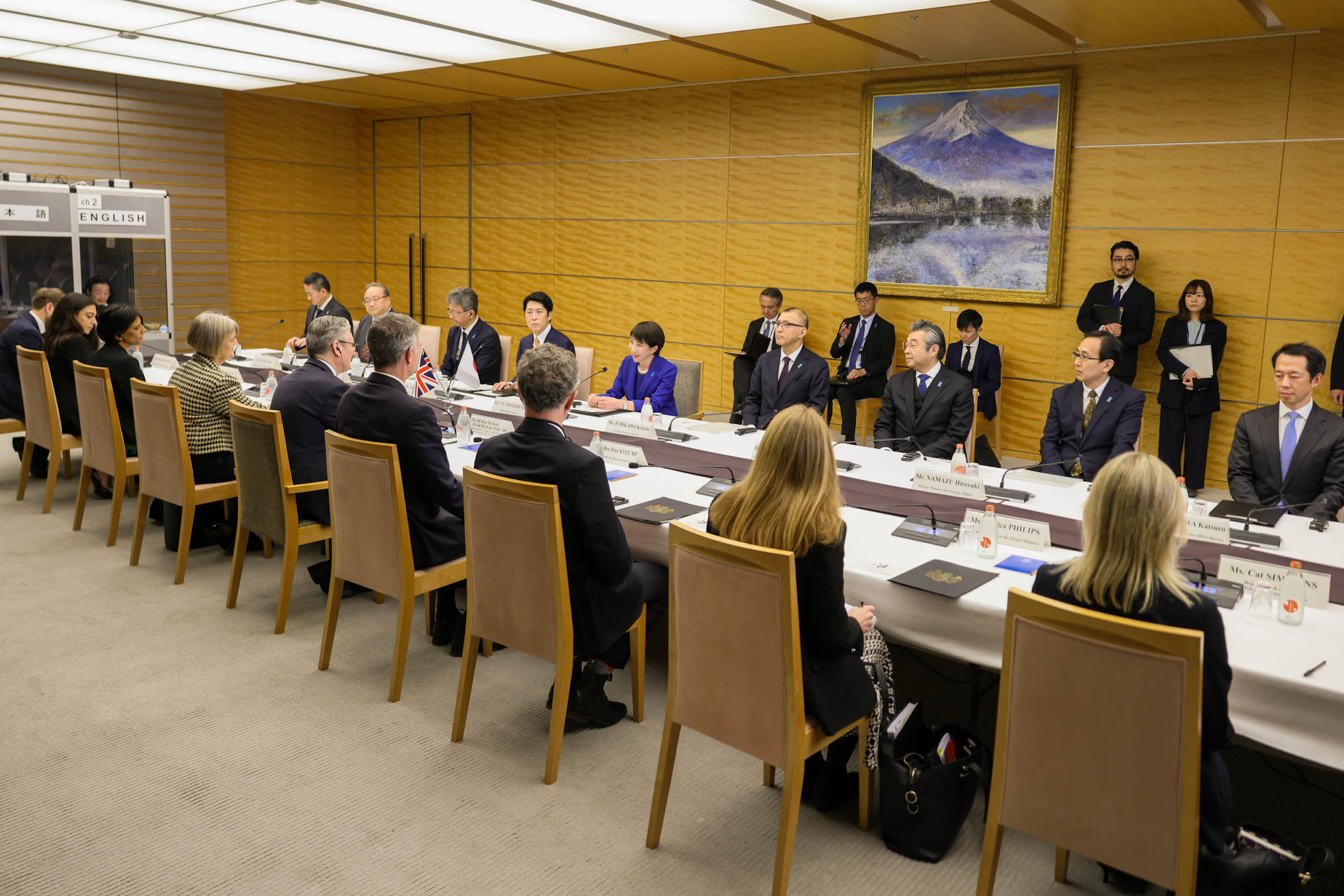 日英首脳会談８