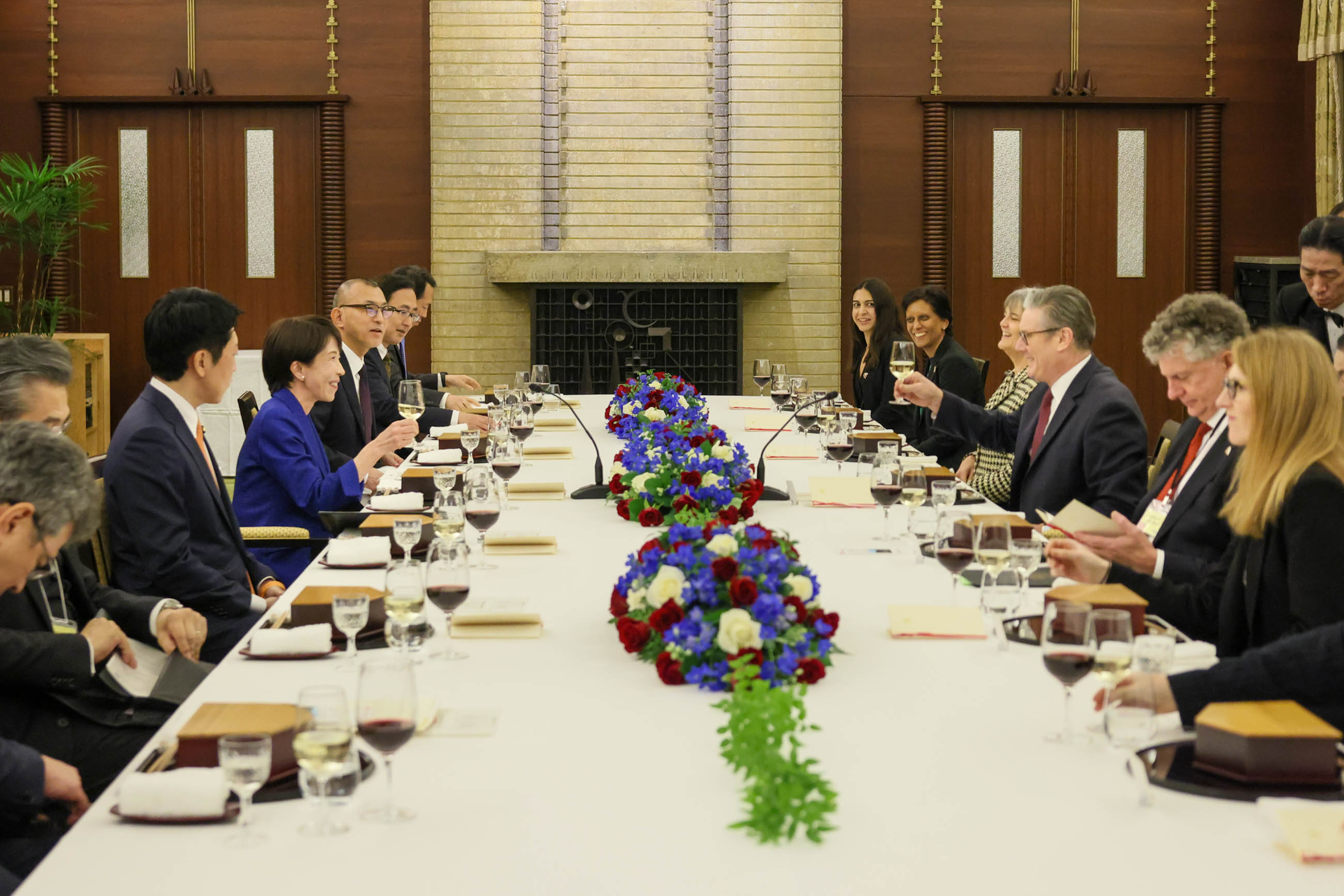 ワーキングディナーの様子