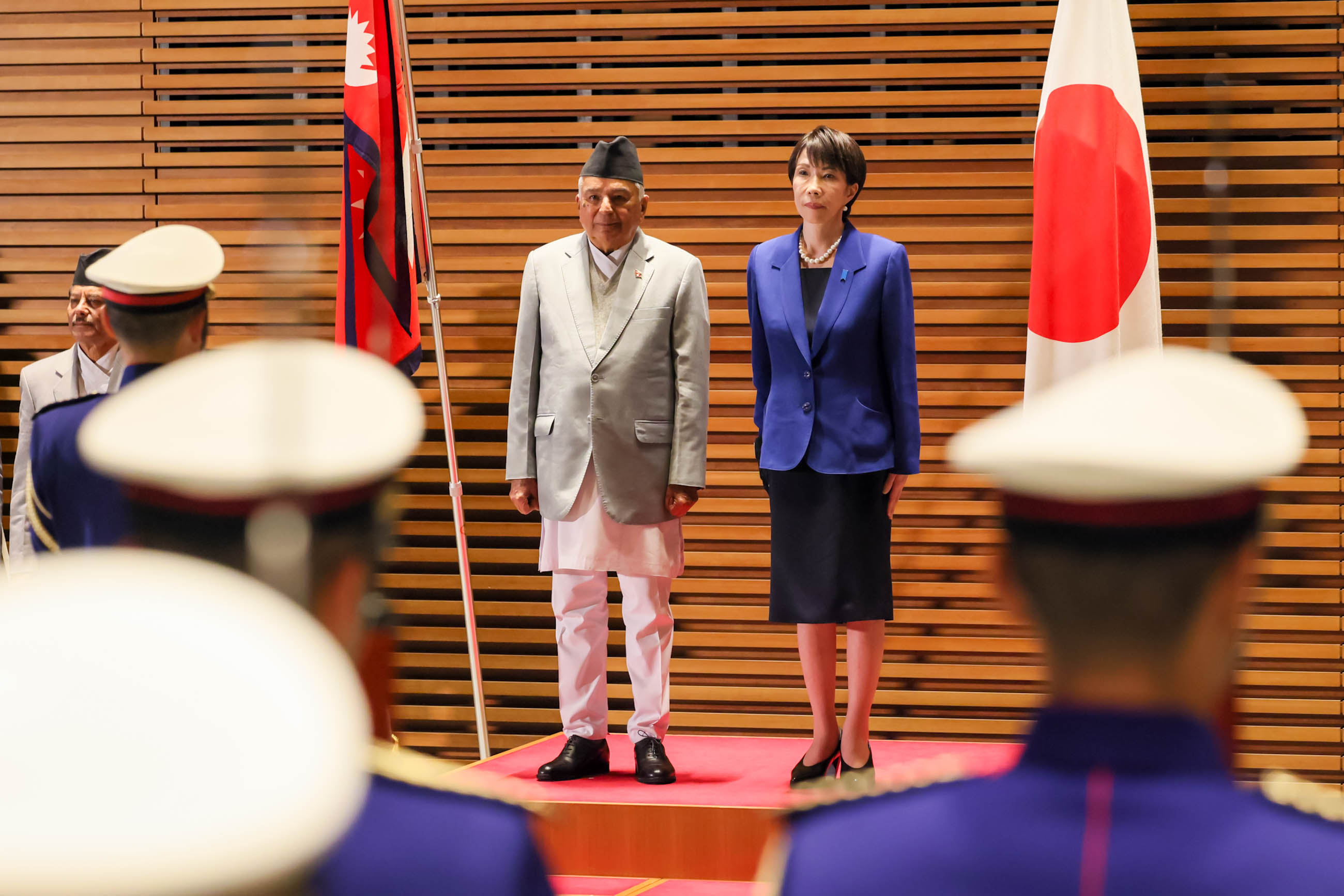 儀じょう隊による栄誉礼及び儀じょう２