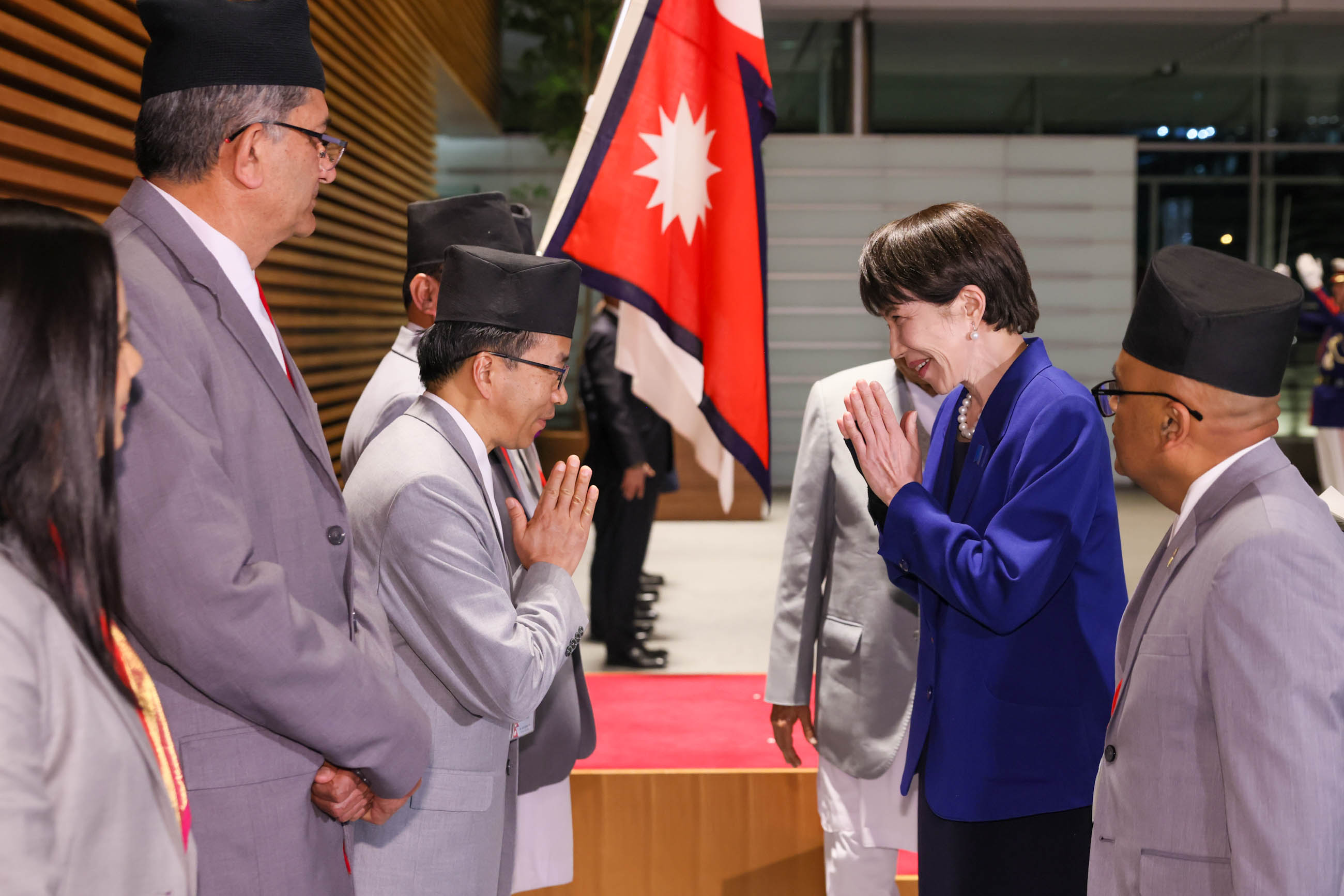 儀じょう隊による栄誉礼及び儀じょう７