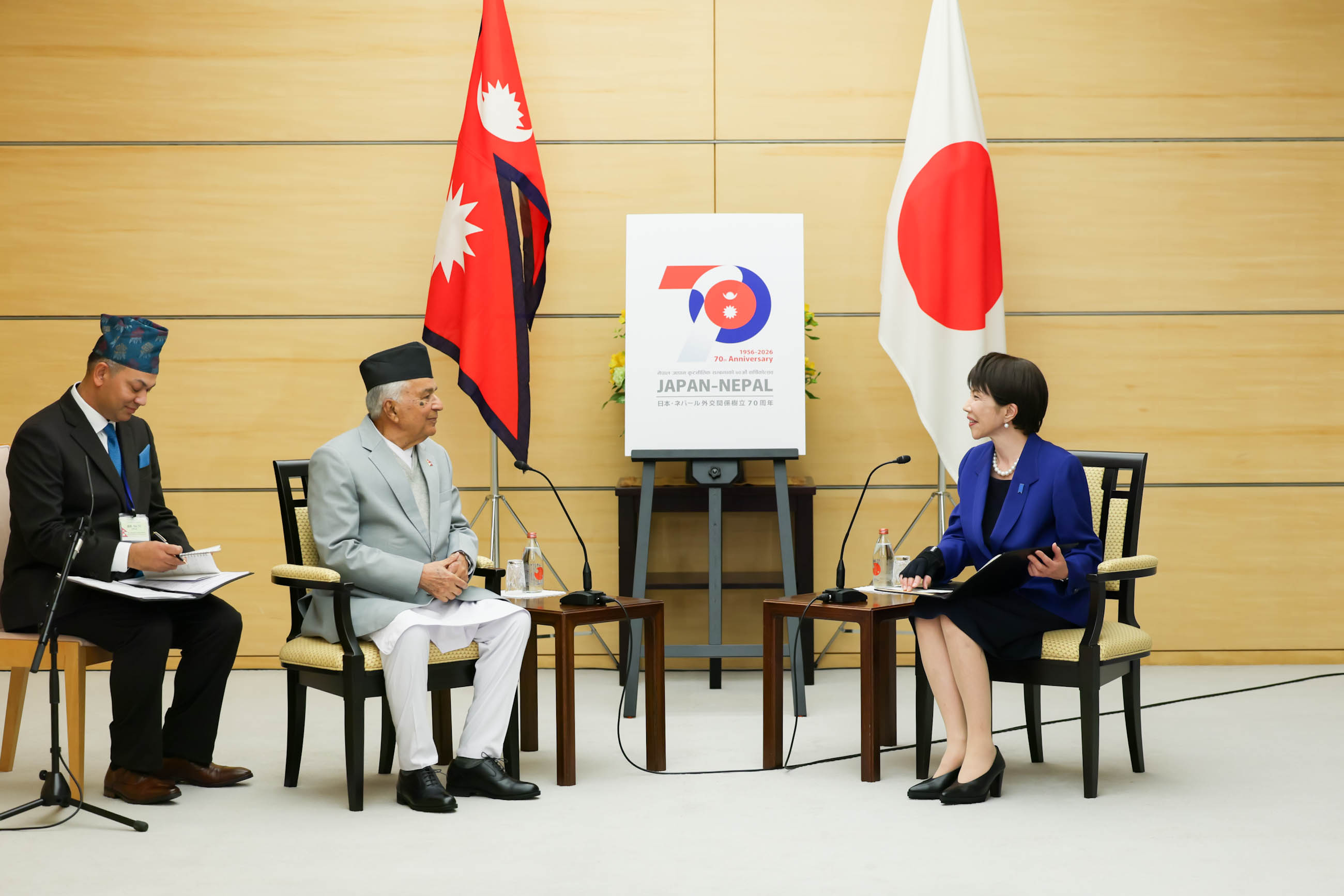 ポーデル大統領との会談２