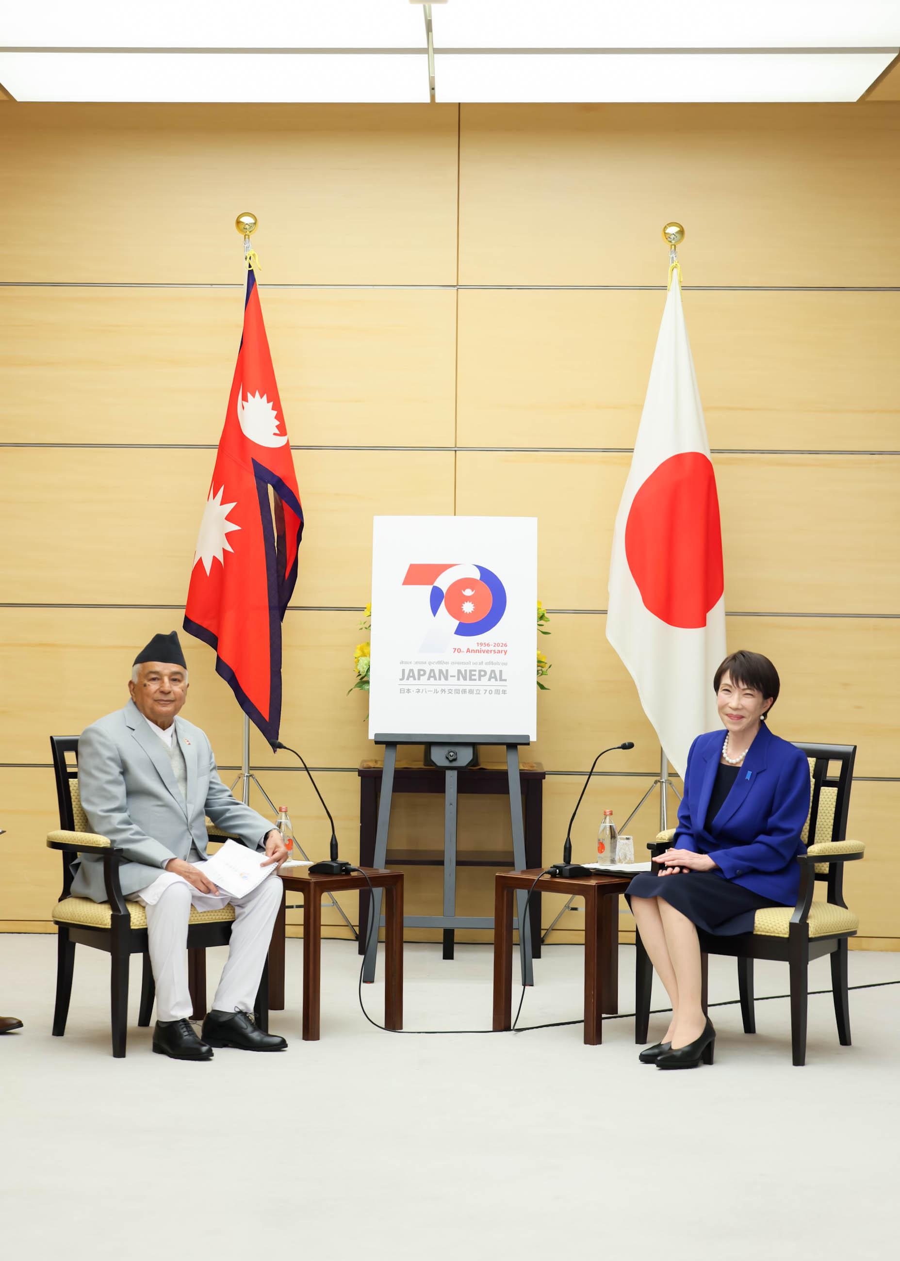 ポーデル大統領との会談５