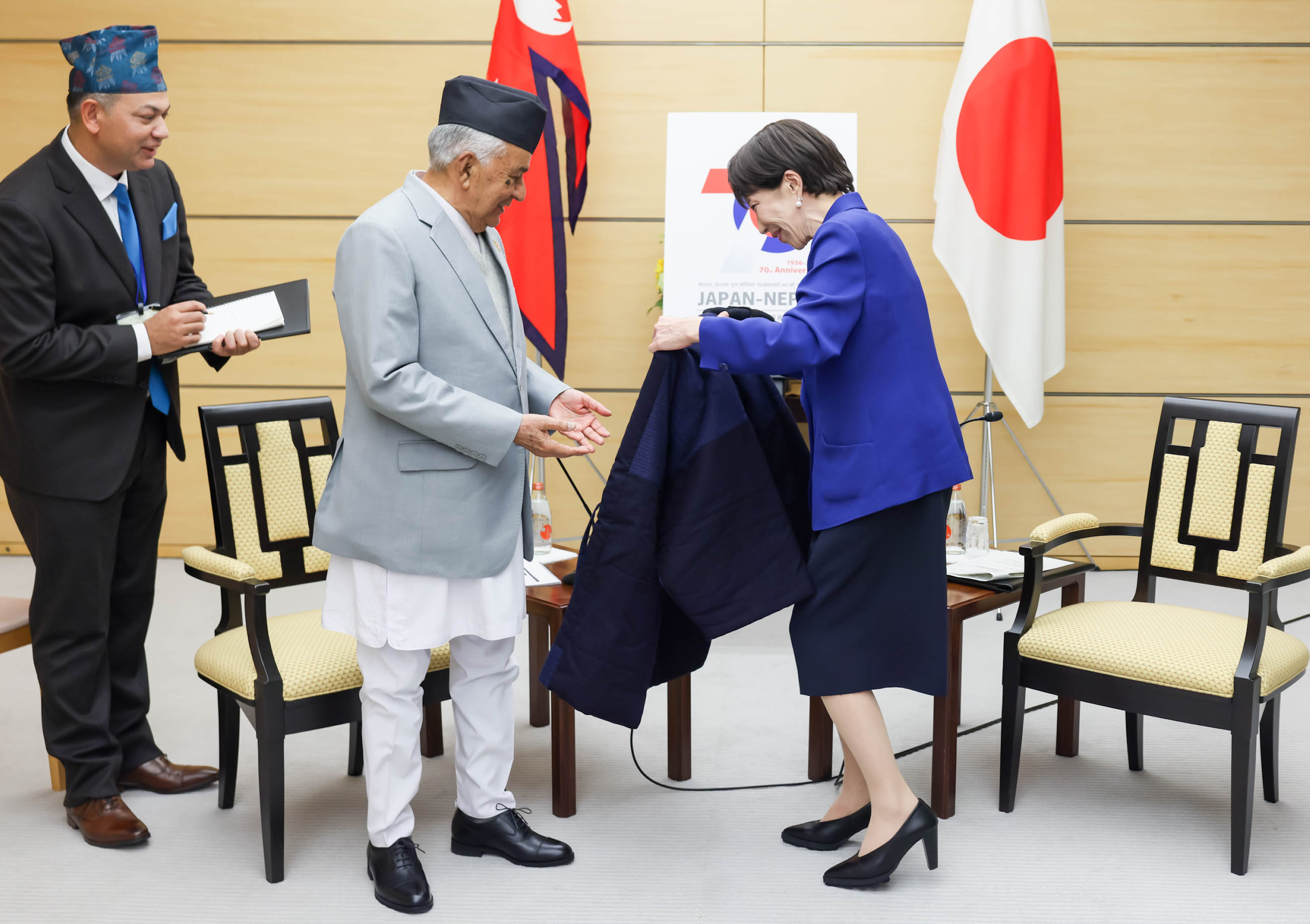 ポーデル大統領との会談６