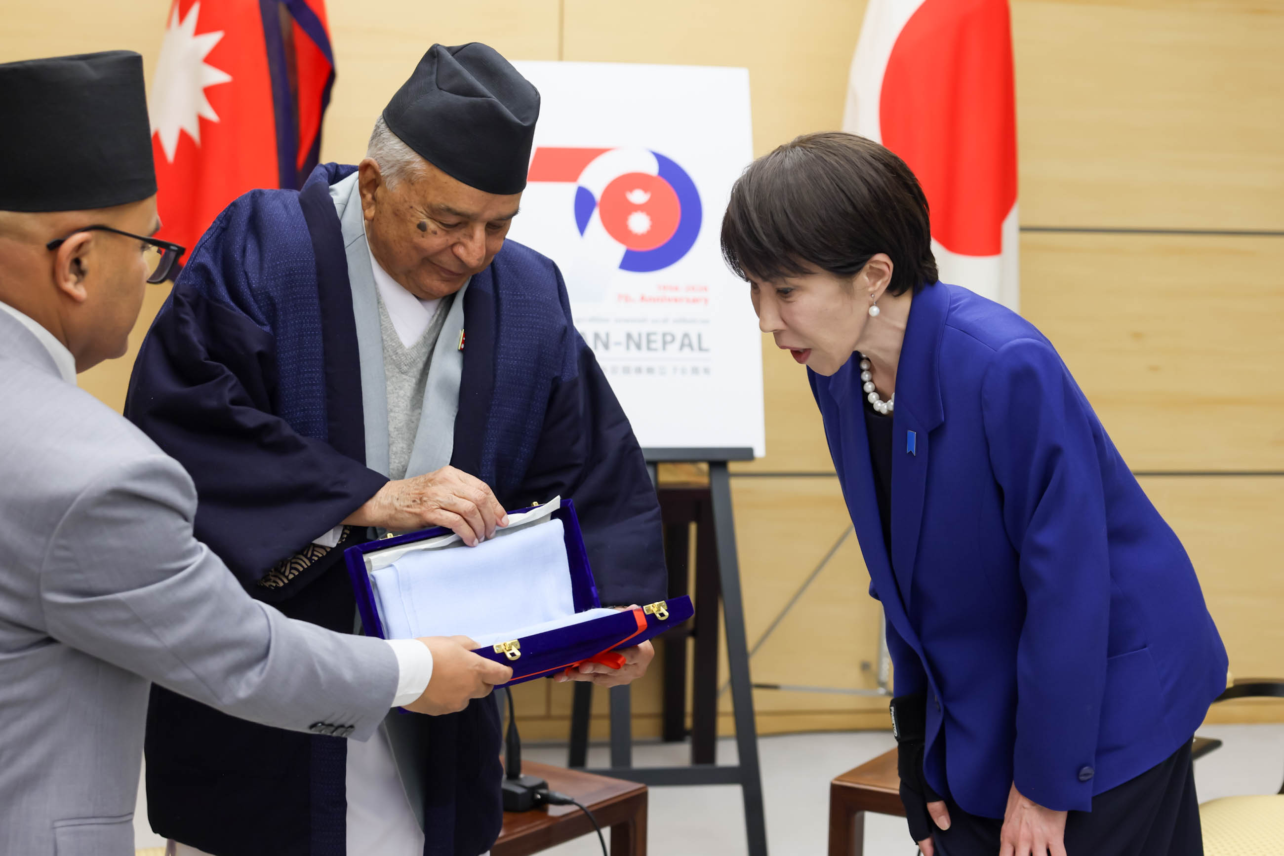 ポーデル大統領との会談８