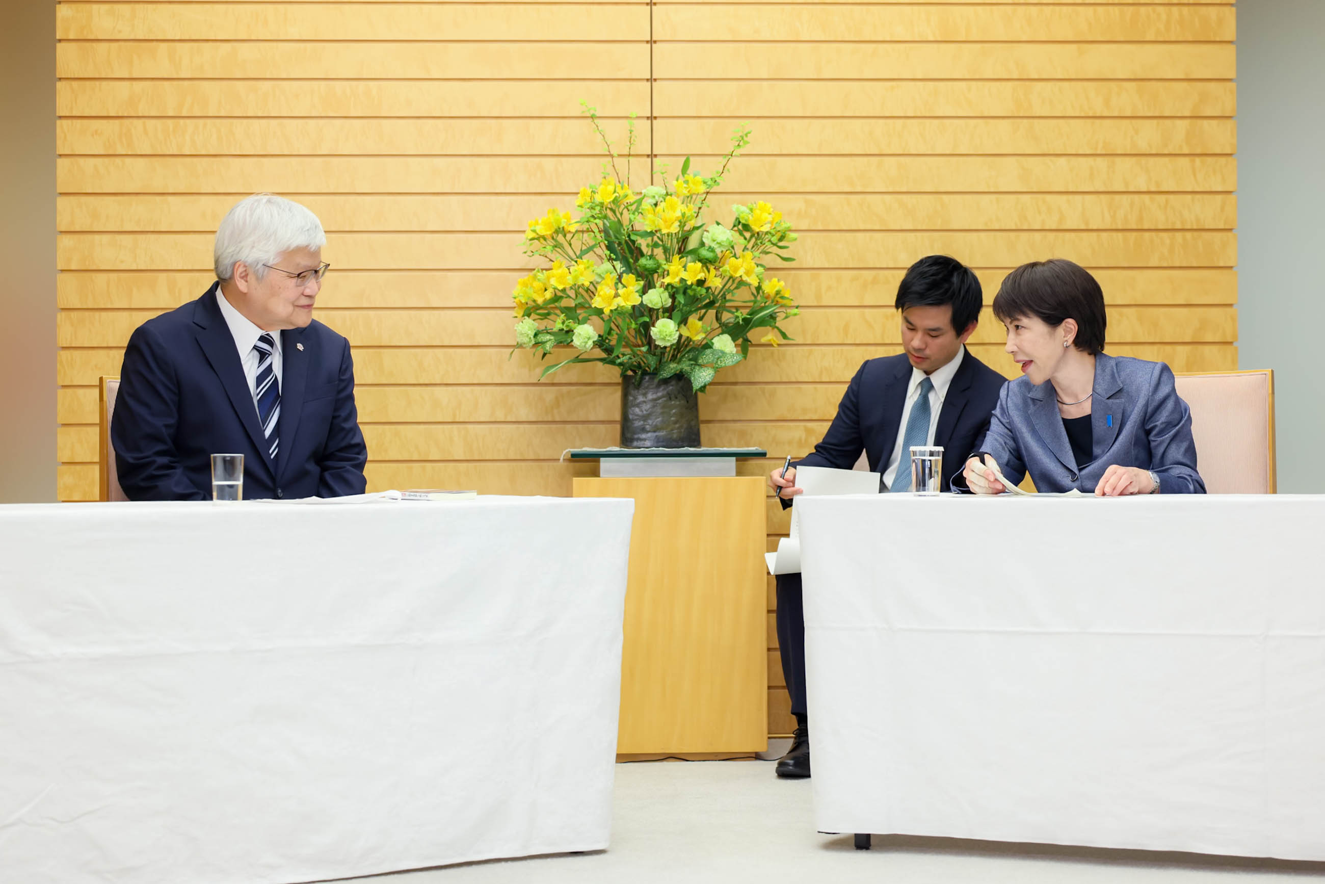 表敬の様子１０