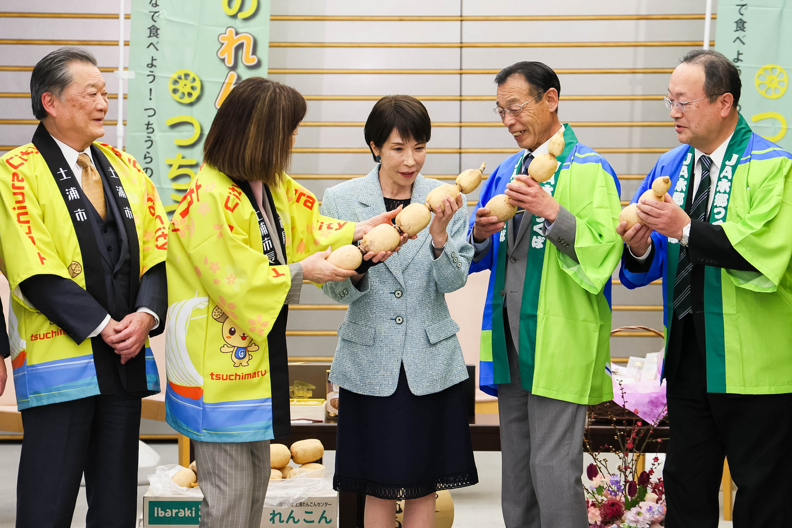 表敬を受ける高市総理７