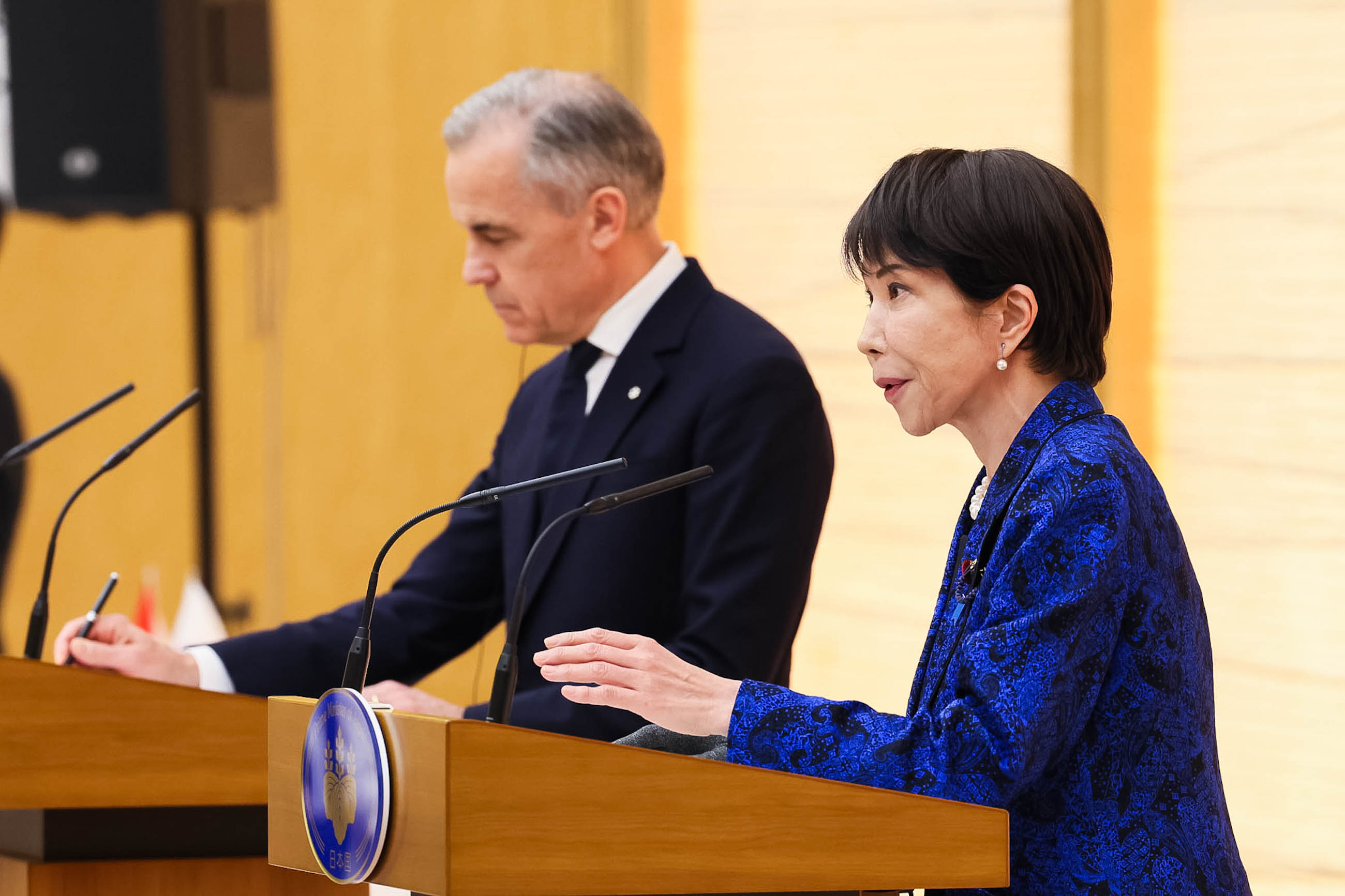 共同記者発表４