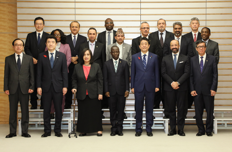 第５７回アジア・アフリカ法律諮問委員会（ＡＡＬＣＯ）年次総会参加者一行による表敬