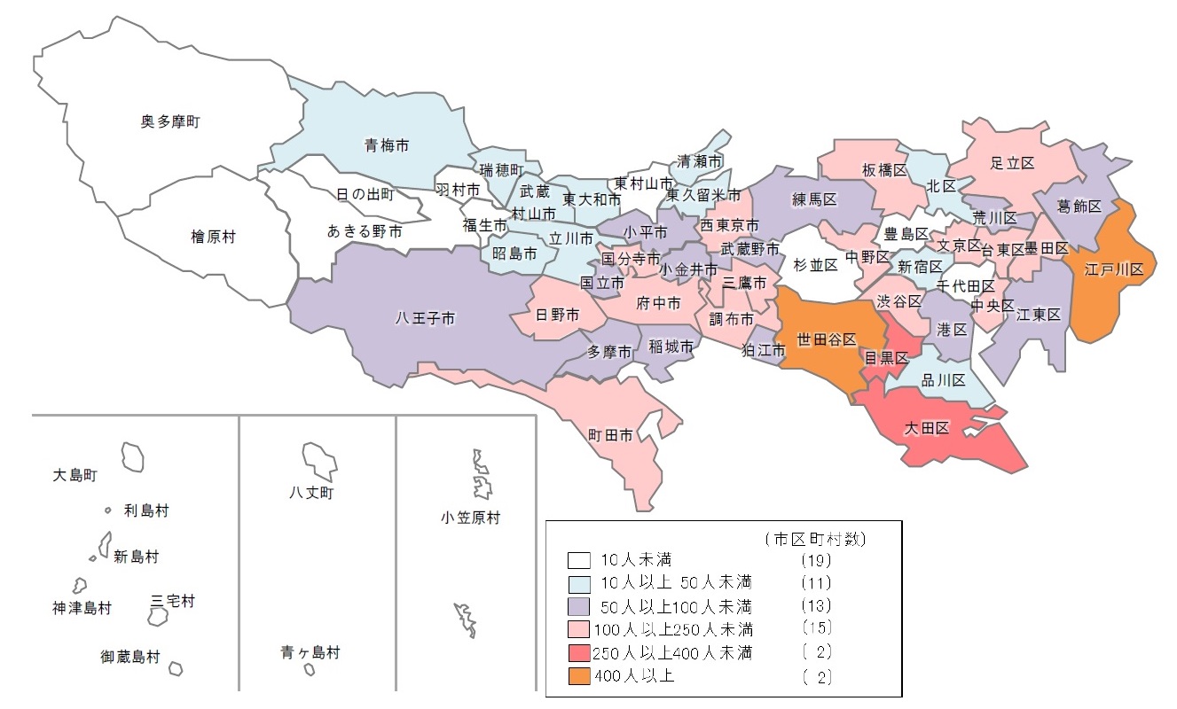 東京都待機児童マップ