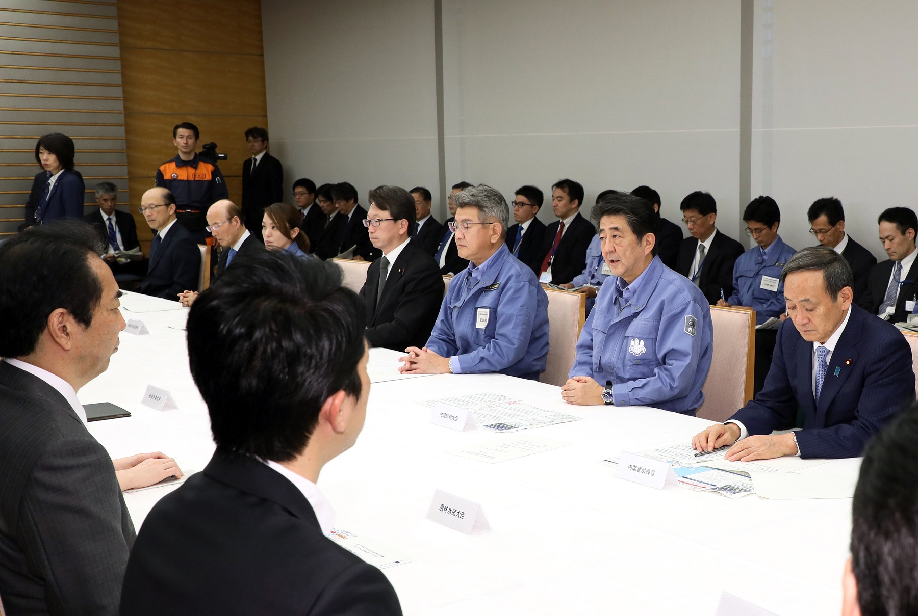 令和元年10月20日 令和元年台風第１９号非常災害対策本部会議 第１０回 令和元年 総理の一日 ニュース 首相官邸ホームページ